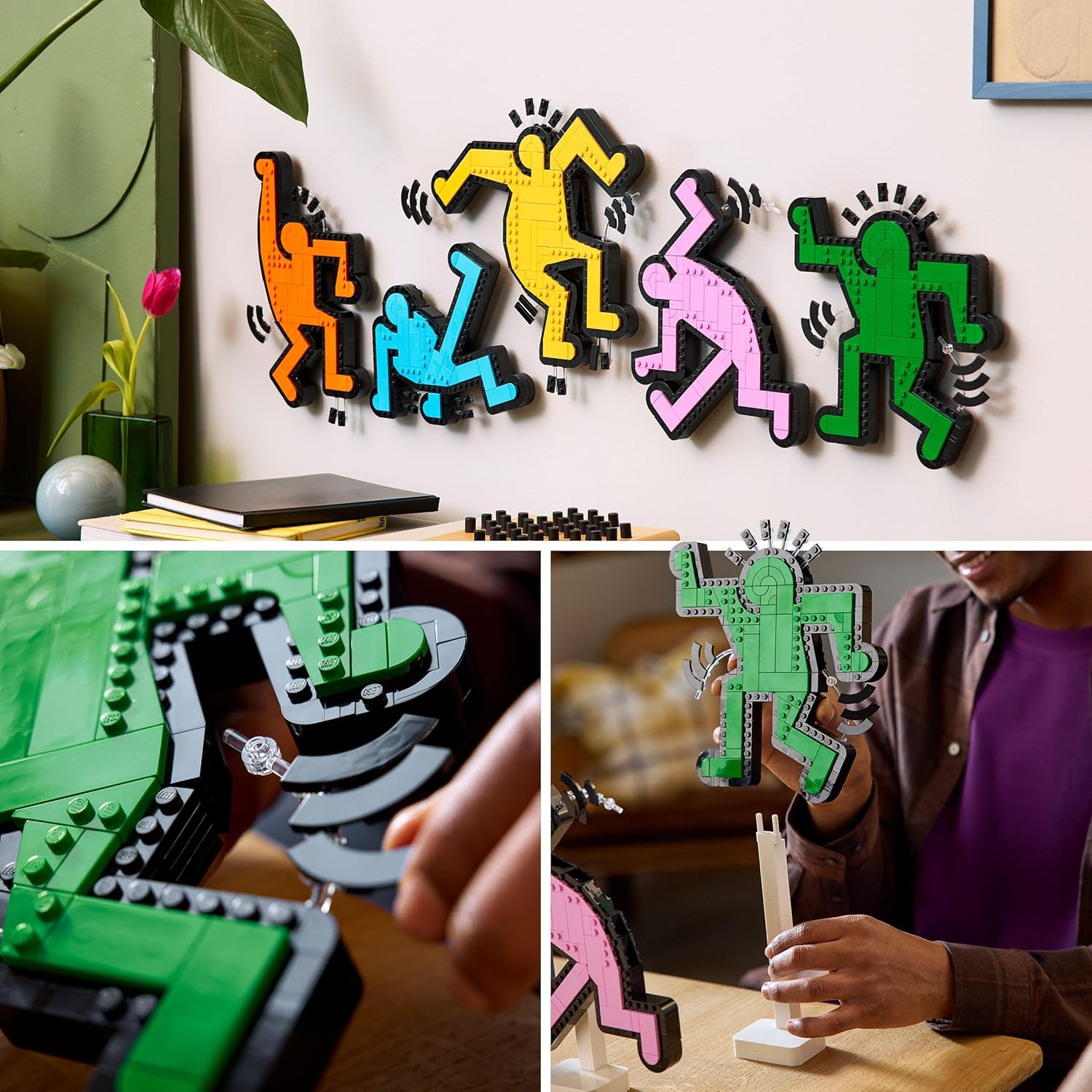 LEGO® Art 31216 Keith Haring Tanzende Figuren Erwachsener, Männlich, Mann, Person, Kunst