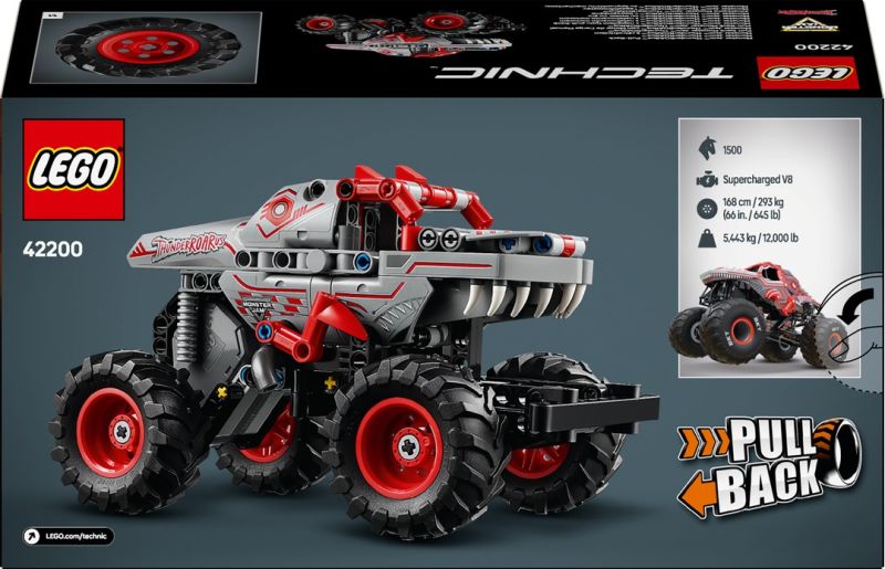 LEGO® Technic 42200 Monster Jam™ ThunderROARus™