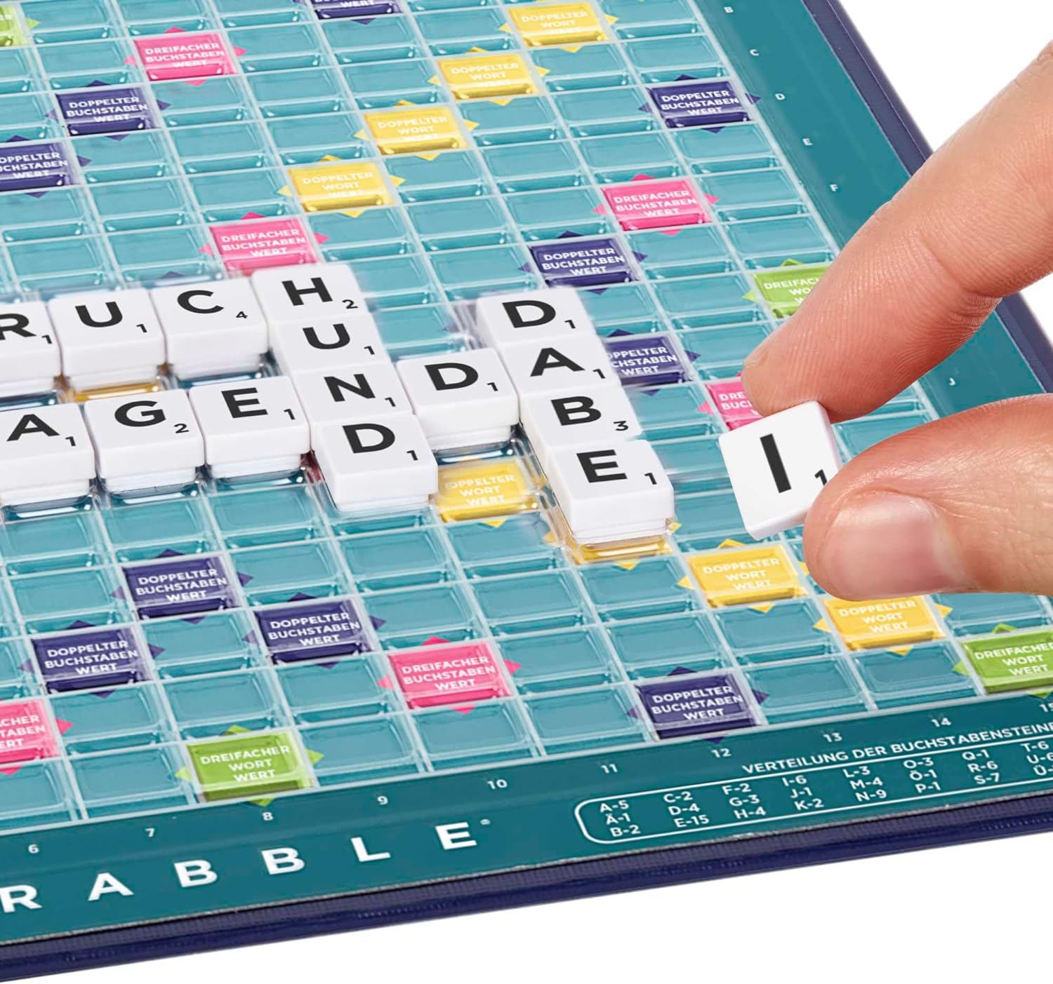 Scrabble Kompakt - Reiseversion des beliebten Wortspiels (CJT13) Text, Nummer, Symbol