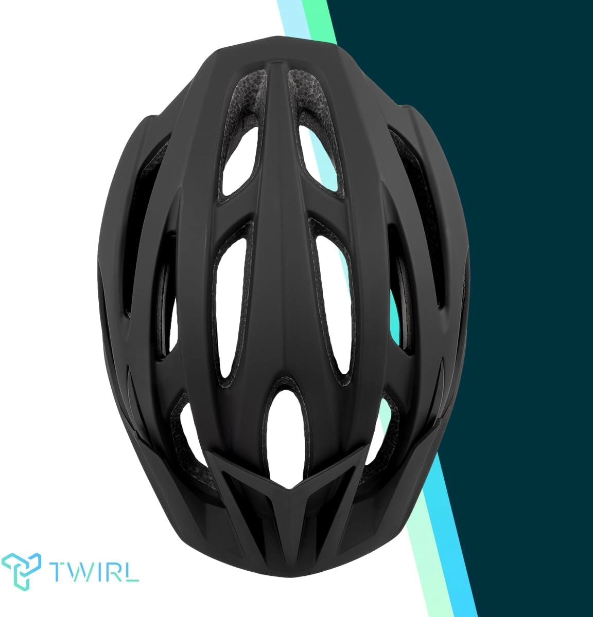 TWIRL 730473 – Fahrradhelm Gravel One 58–62 cm Schwarz TWIRL 730473 – Fahrradhelm Gravel One 58–62 cm Schwarz