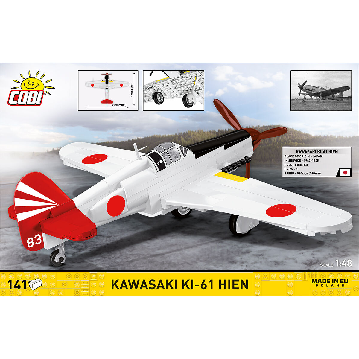 COBI 5872 - Kawasaki KI-61 HIEN - Bild 4 COBI 5872 - Kawasaki KI-61 HIEN - Bild 4
