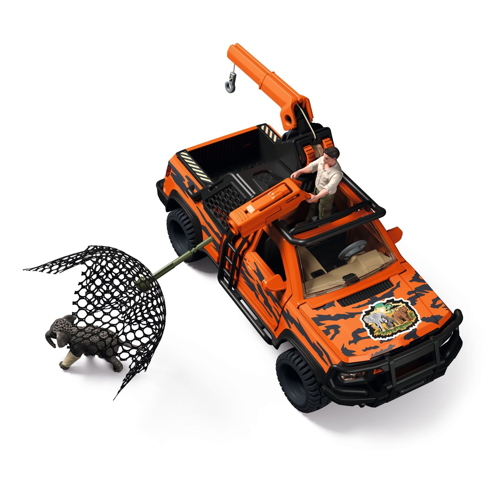 Fahrzeug - Schleich - Abenteuerfahrzeug im Dschungel - Modell SCHLEICH 42720 Produktbild fuer Online-Shop