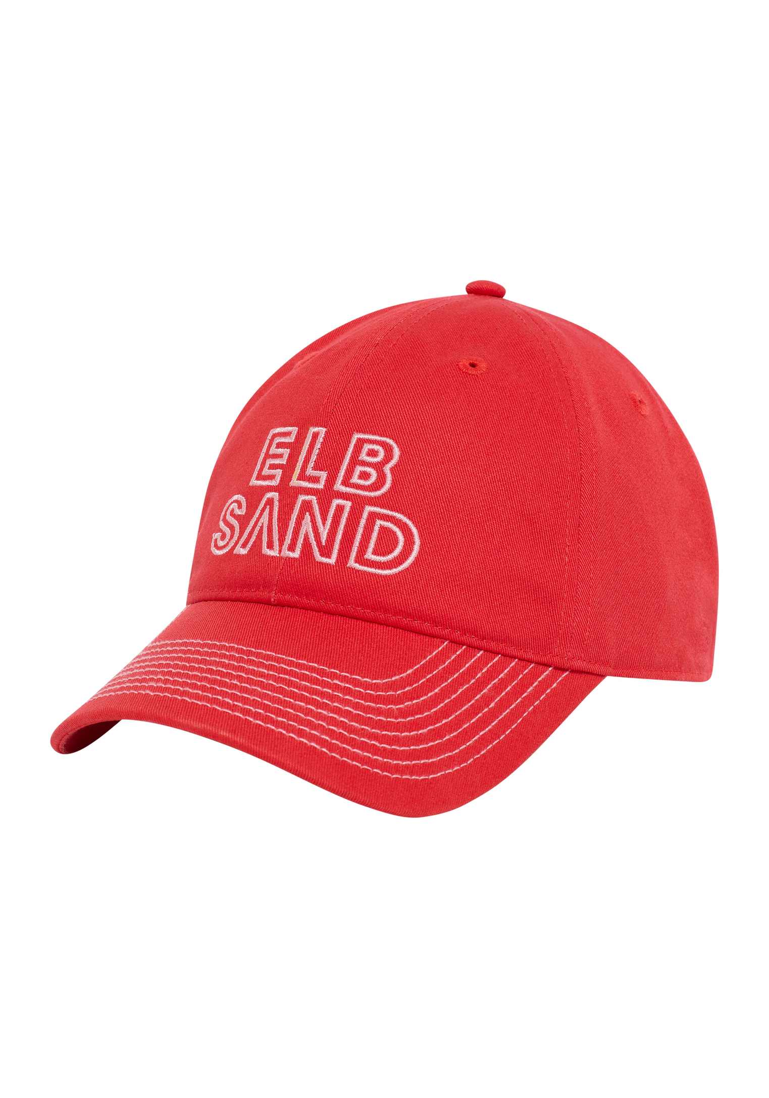 Elbsand Kinga Basecap in Rot, Produktfoto 1.