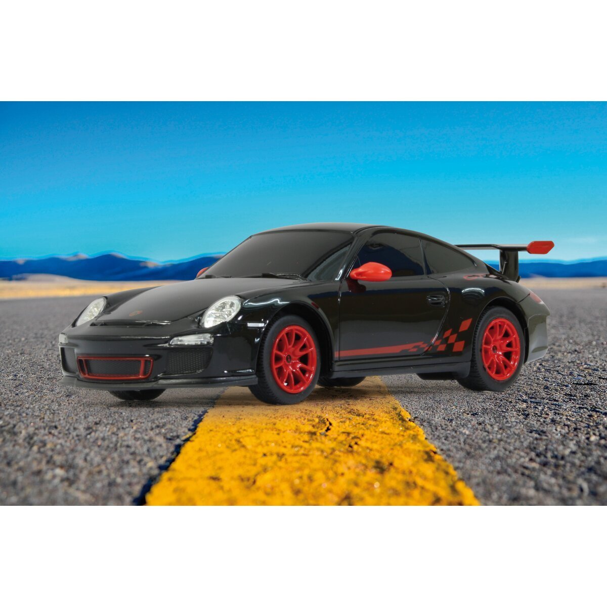 JAMARA Porsche GT3 RS 1:24 schwarz 2,4Ghz ab 6 Jahren JAMARA Porsche GT3 RS 1:24 schwarz 2,4Ghz ab 6 Jahren