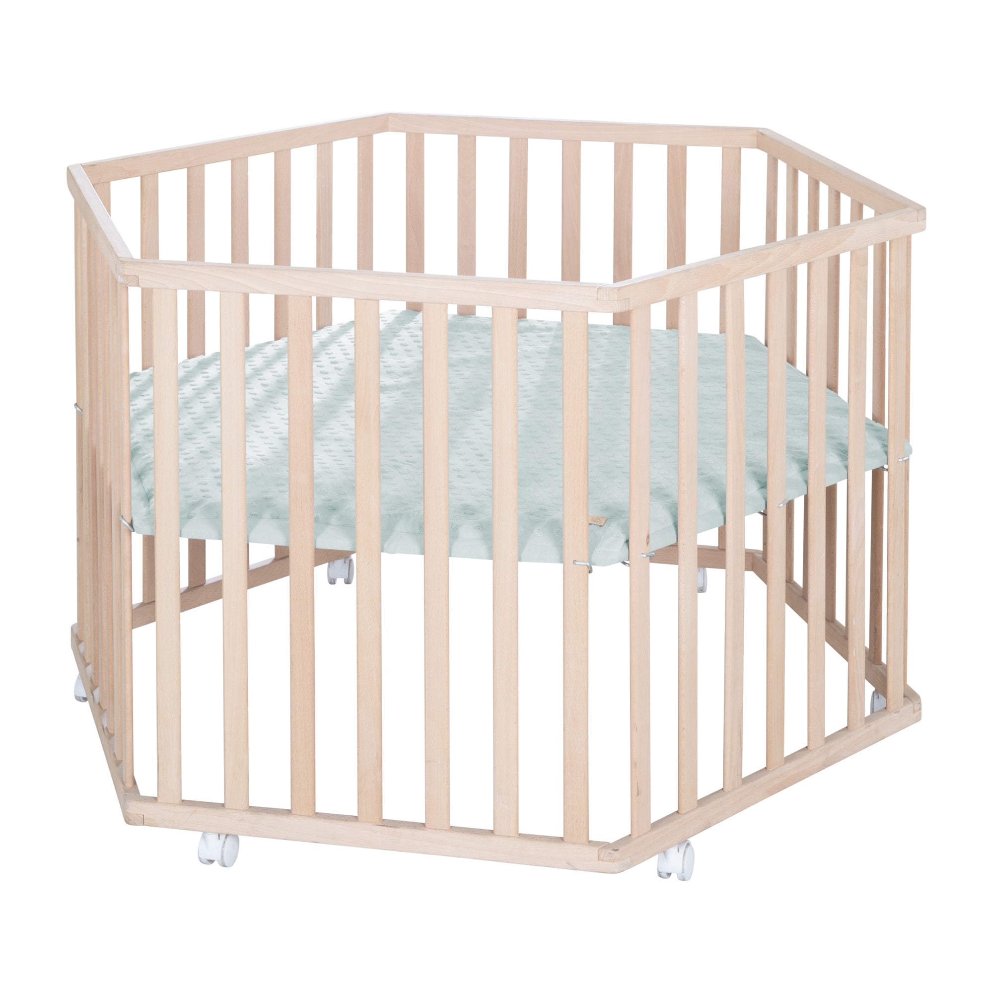 Roba 0232NAG240 Laufgitter 6-eckig Lil Planet grün Bio Buche natur - Produktbild 11