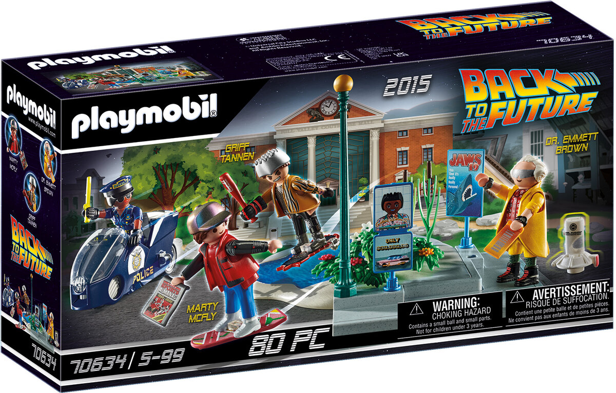PLAYMOBIL 70634 Back to the Future Part II Verfolgung mit Hoverboard PLAYMOBIL, 70634, Back, to, the, Future, Part, II, Verfolgung, mit, Hoverboard, Person, Auto, Transport, Fahrzeug