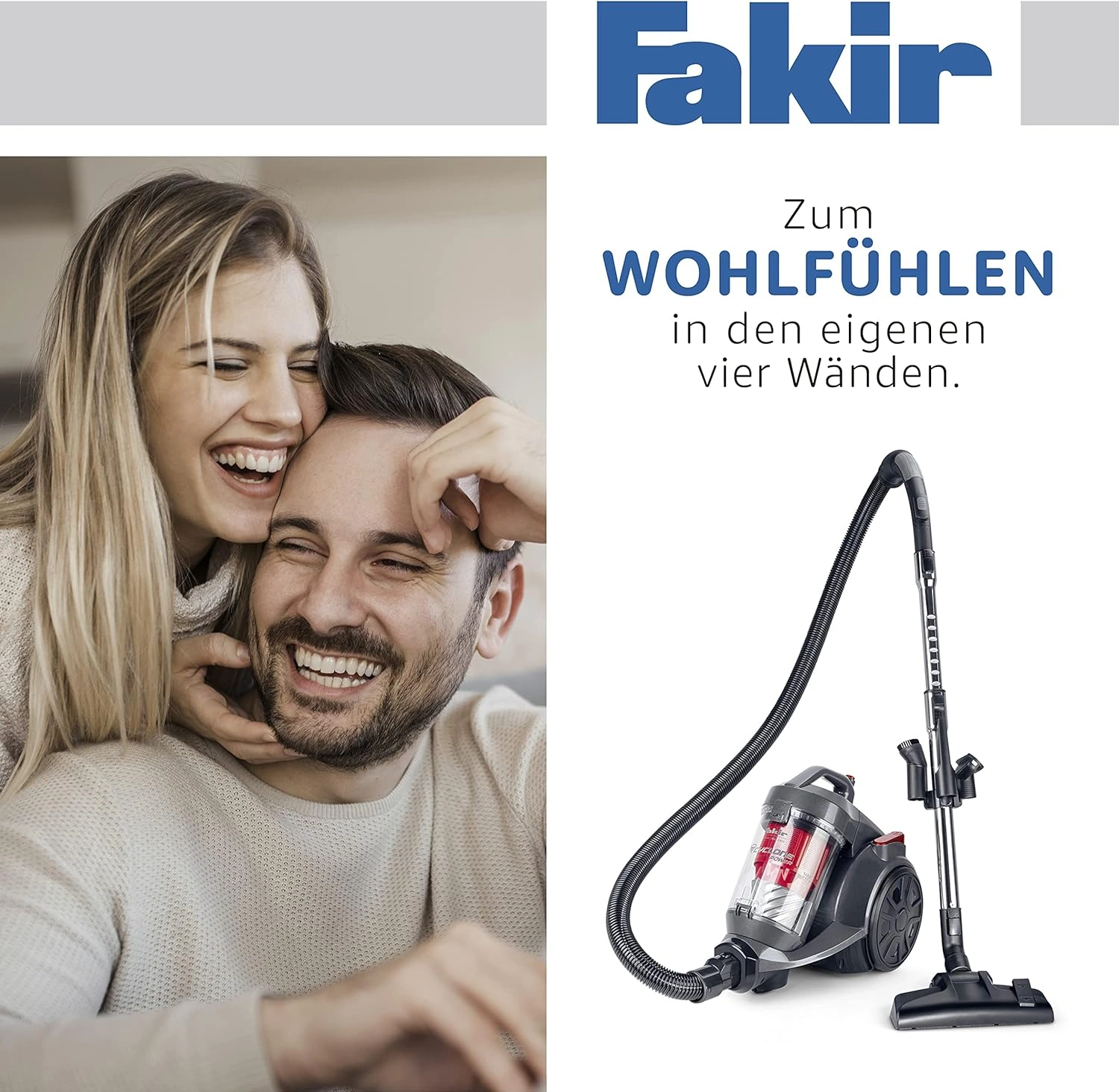 FAKIR trend BL 240 Beutelloser Bodenstaubsauger – 700 W, HEPA H13, 3 l Staubbehälter FAKIR trend BL 240 Beutelloser Bodenstaubsauger – 700 W, HEPA H13, 3 l Staubbehälter