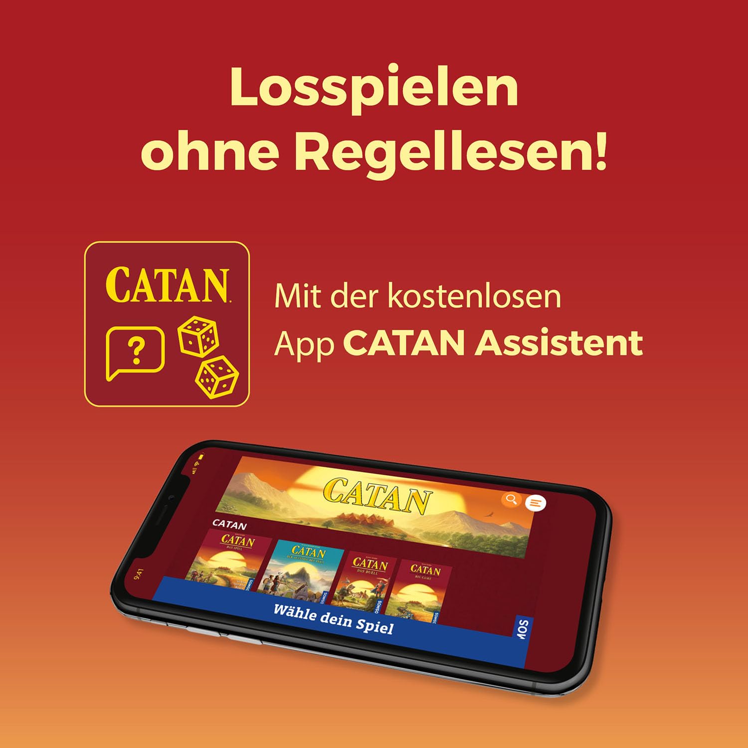 Kosmos Catan - Das Spiel 2025 - Klassiker Der Strategiespiele In Überarbeiteter Neuauflage 684655 Elektronik, Handy, Telefon, Computer