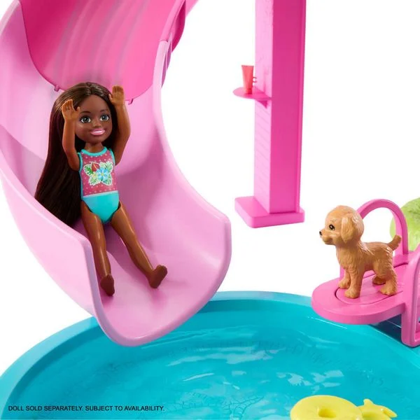 Barbie® Traumpool Spielset mit Rutsche