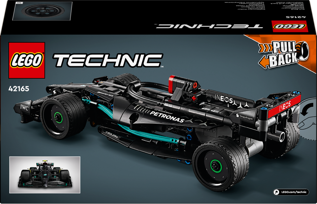 LEGO® Technic Mercedes-AMG F1 W14 E Performance Pull-Back 42165 Auto, Formel Eins, Rennwagen, Fahrzeug, Rad