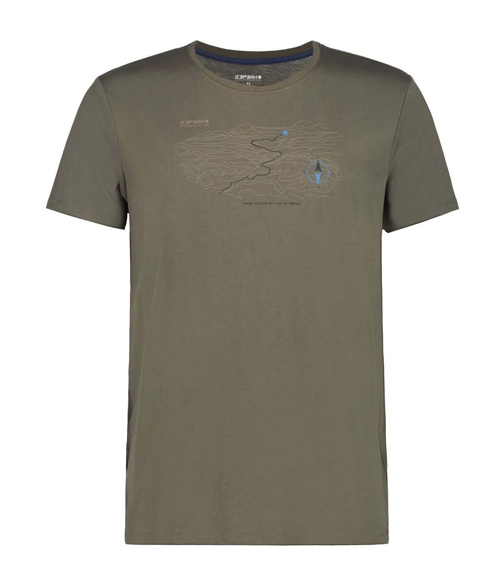 ICEPEAK 957730689I BEEVILLE T-Shirt Herren Granite Gr. L ICEPEAK 957730689I BEEVILLE T-Shirt Herren Granite Gr. L