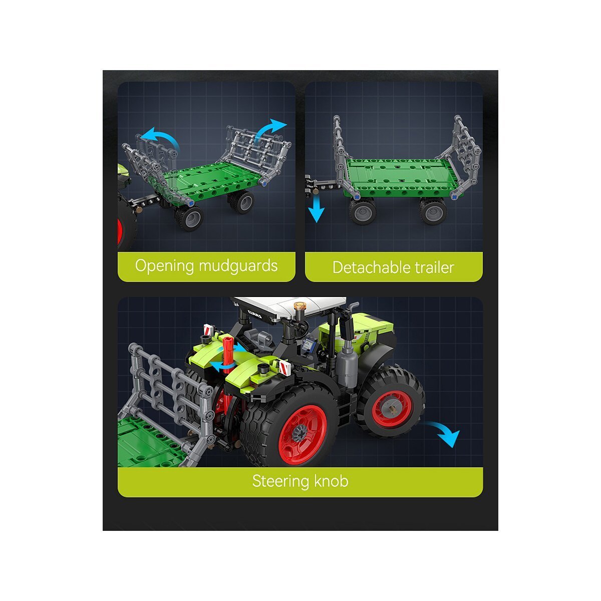JAMARA CaDA Claas Arion 660 1:24 Bricks ab 8 Jahren JAMARA CaDA Claas Arion 660 1:24 Bricks ab 8 Jahren