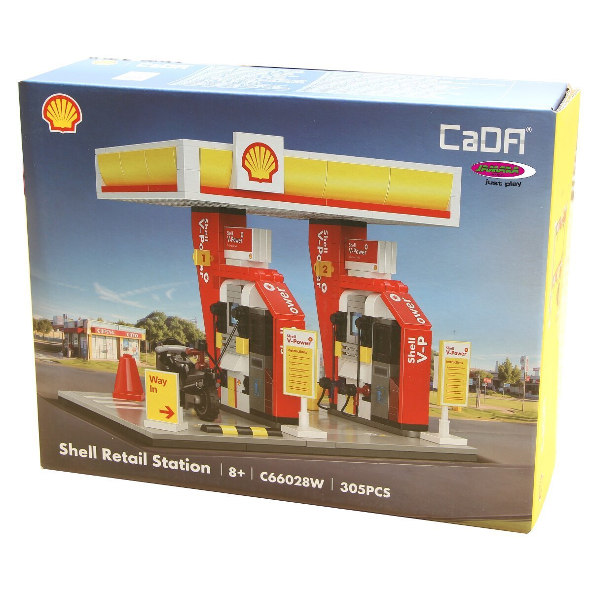 JAMARA CaDA Shell Tankstelle 1:30 Bricks ab 8 Jahren JAMARA CaDA Shell Tankstelle 1:30 Bricks ab 8 Jahren