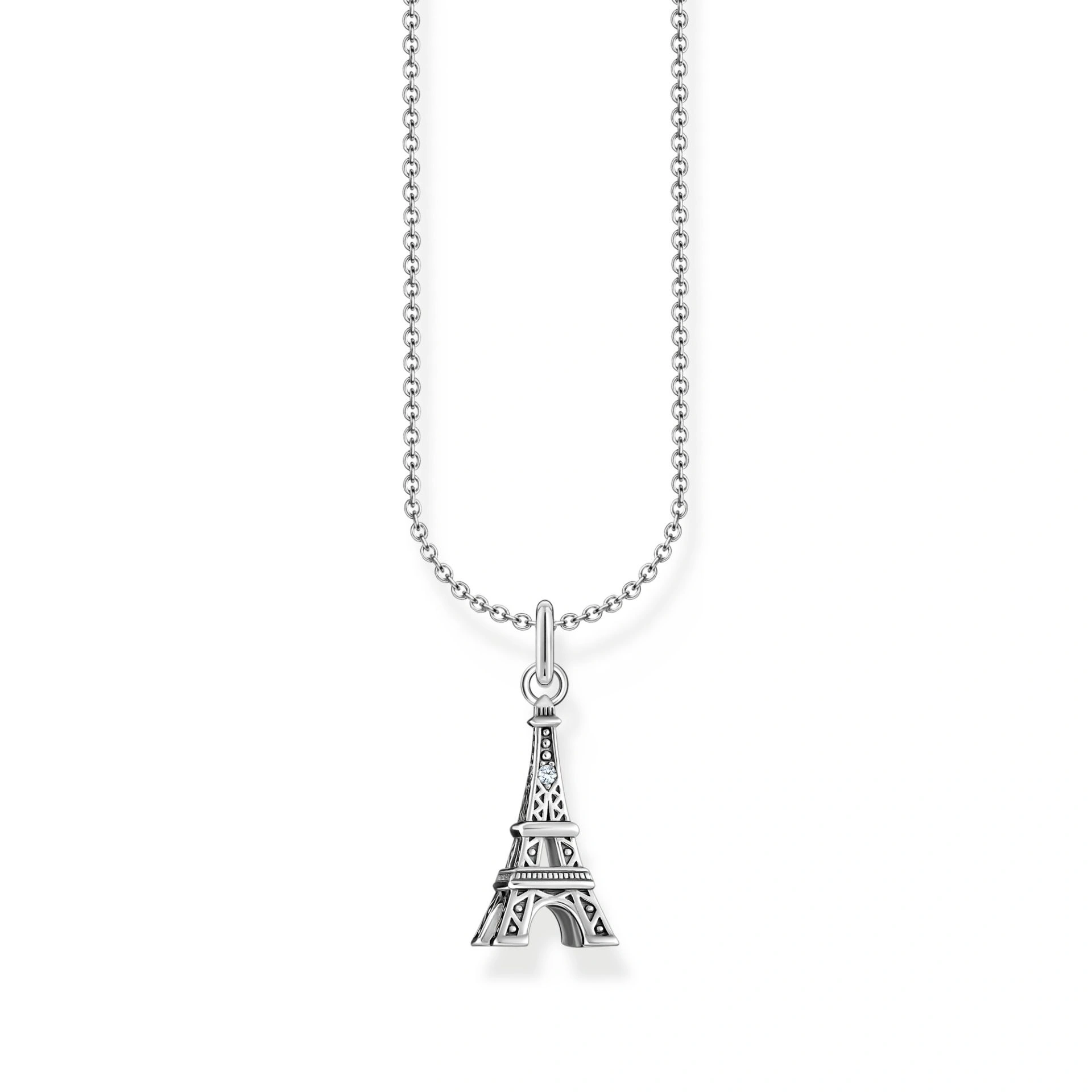 Thomas Sabo Kette Mit Eiffelturm Länge 45 Cm Silber KE2236-643-14-L45V Thomas Sabo Kette Mit Eiffelturm Länge 45 Cm Silber KE2236-643-14-L45V