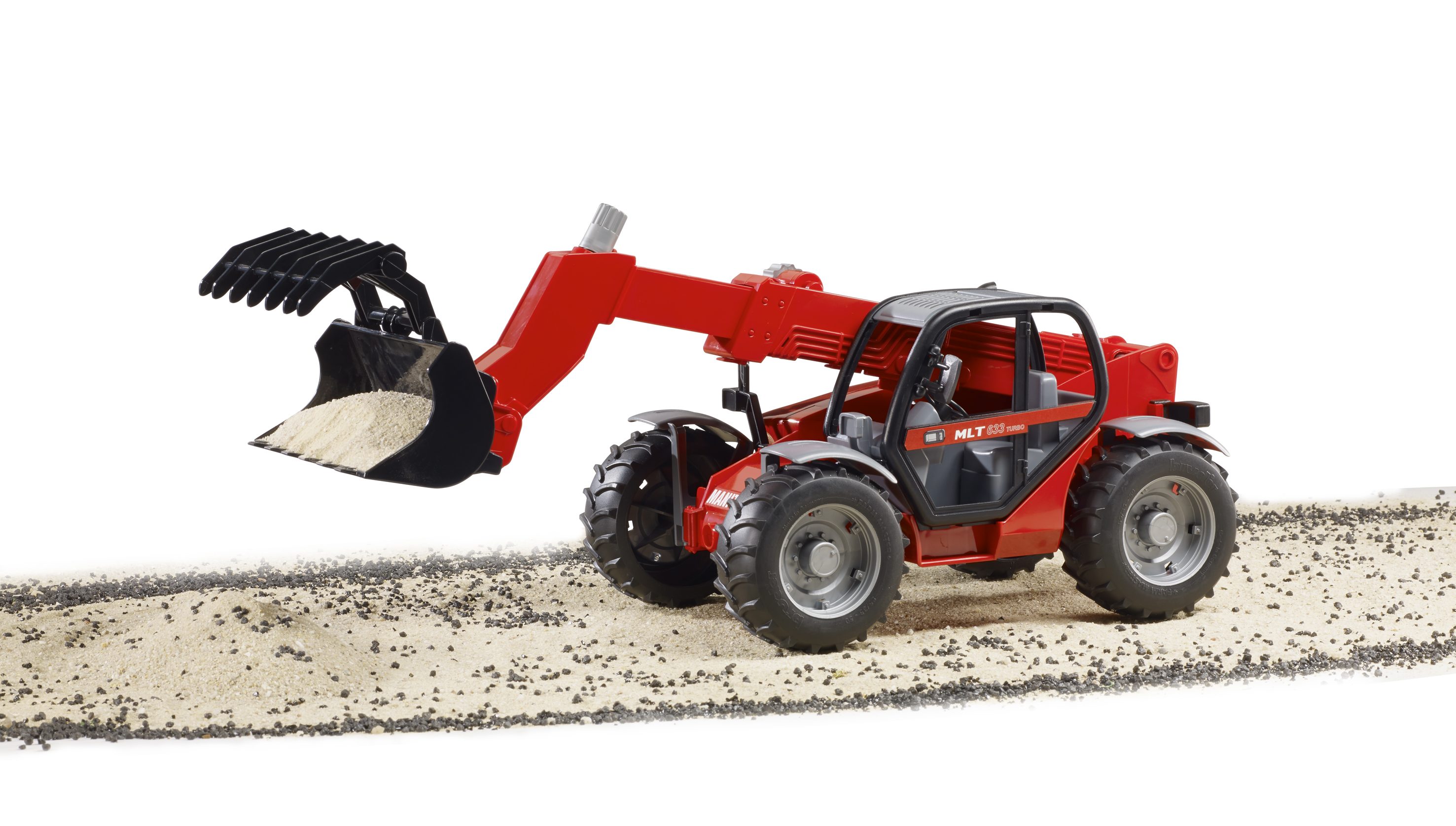 BRUDER 02125 - Manitou Teleskoplader MLT 633 - Bild 6