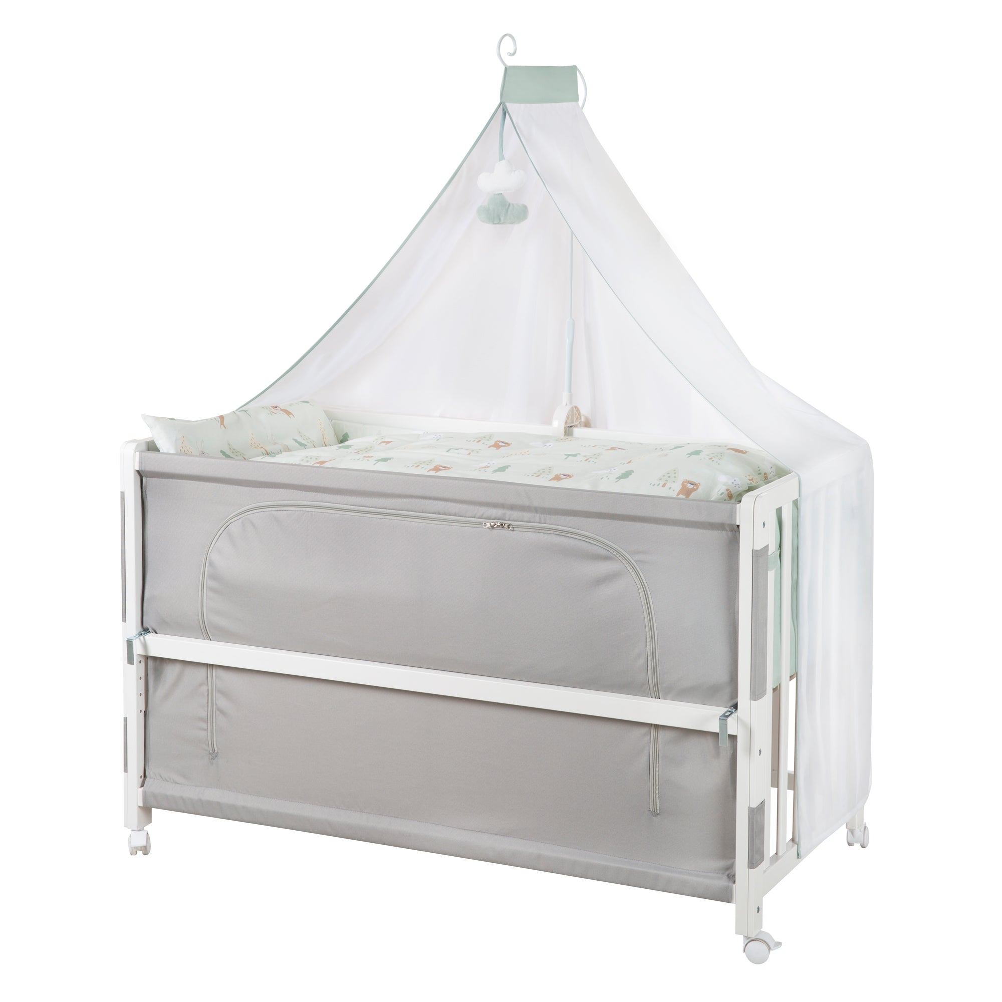 Roba 163003WES283 Room Bed, 60x120 cm Woodland Buddies weiß - Produktbild 6