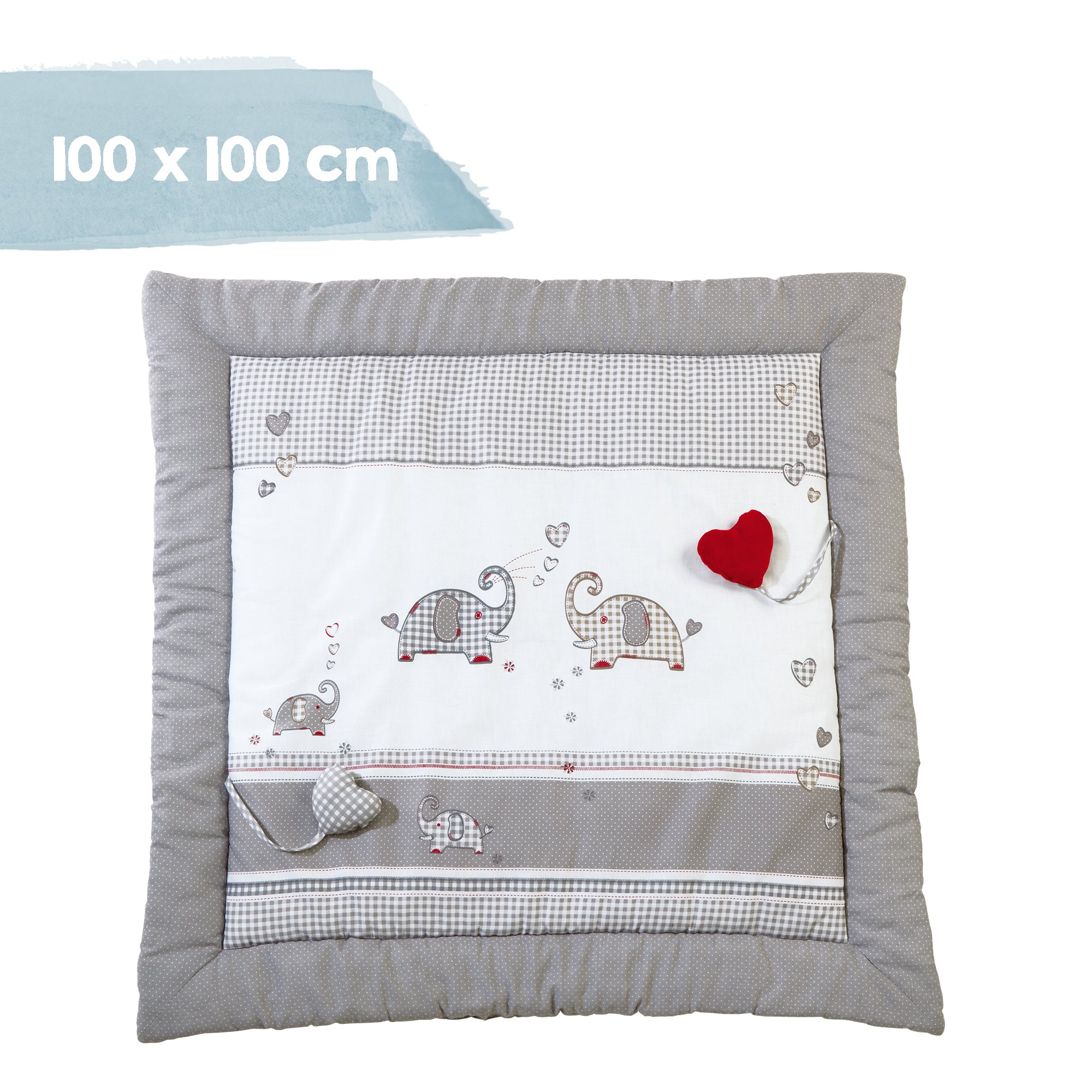 Roba 1406S145 Spiel- Krabbeldecke Jumbo twins grau – Krabbeldecken - Bild 2 Roba 1406S145 Spiel- Krabbeldecke Jumbo twins grau – Krabbeldecken - Produktbild 2