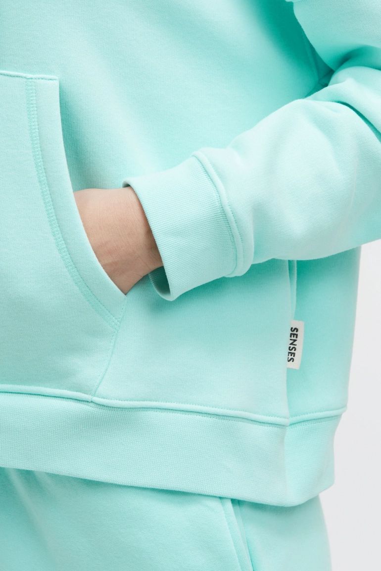 SENSES 2602365712 Hoodie SE: RENITY mit Print, Damen, Türkis