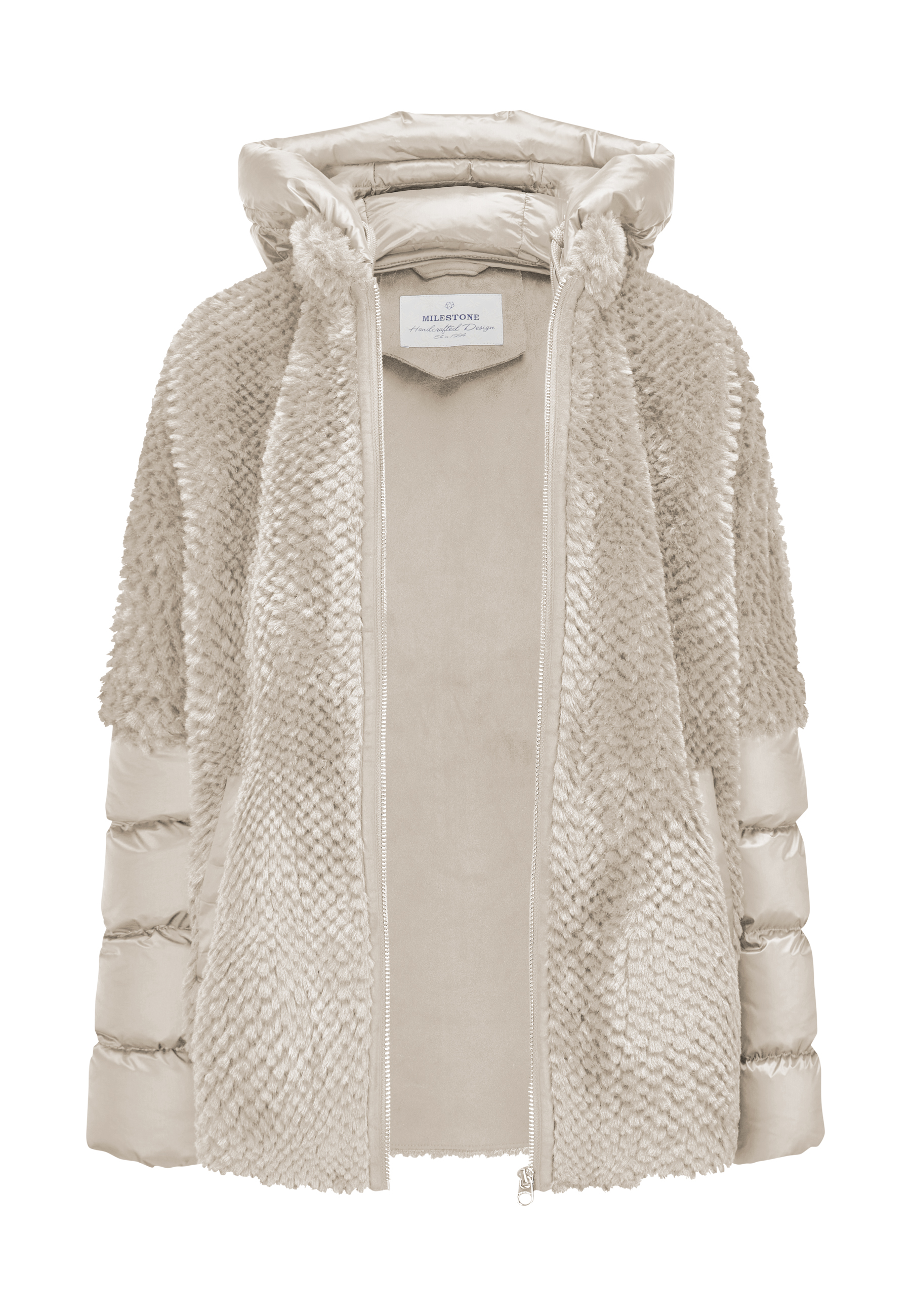 Milestone MSWega Damen Jacke - Creme Milestone MSWega Damen Jacke - Creme