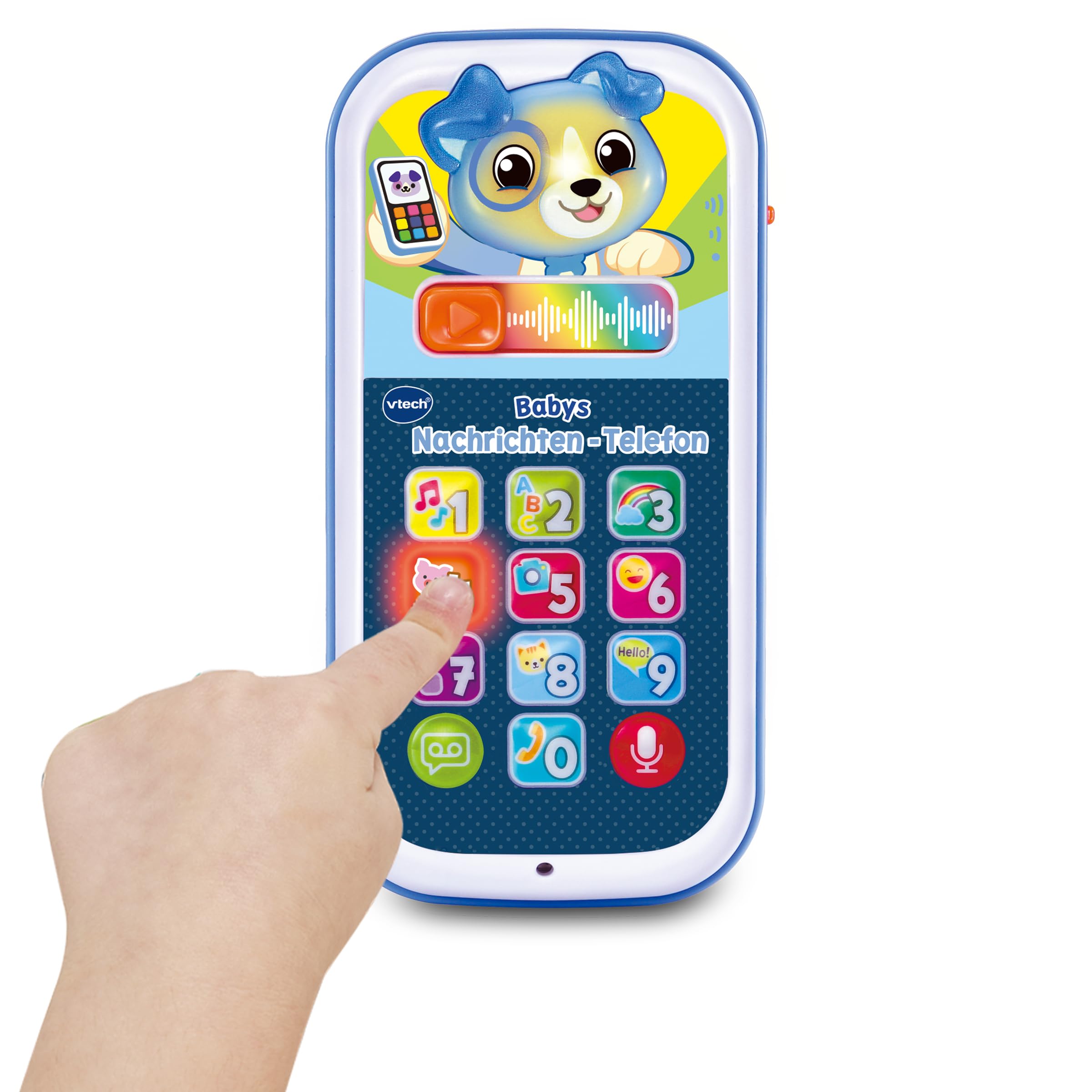 VTech Baby's Nachrichten-Telefon 80620964 Elektronik, Handy, Telefon