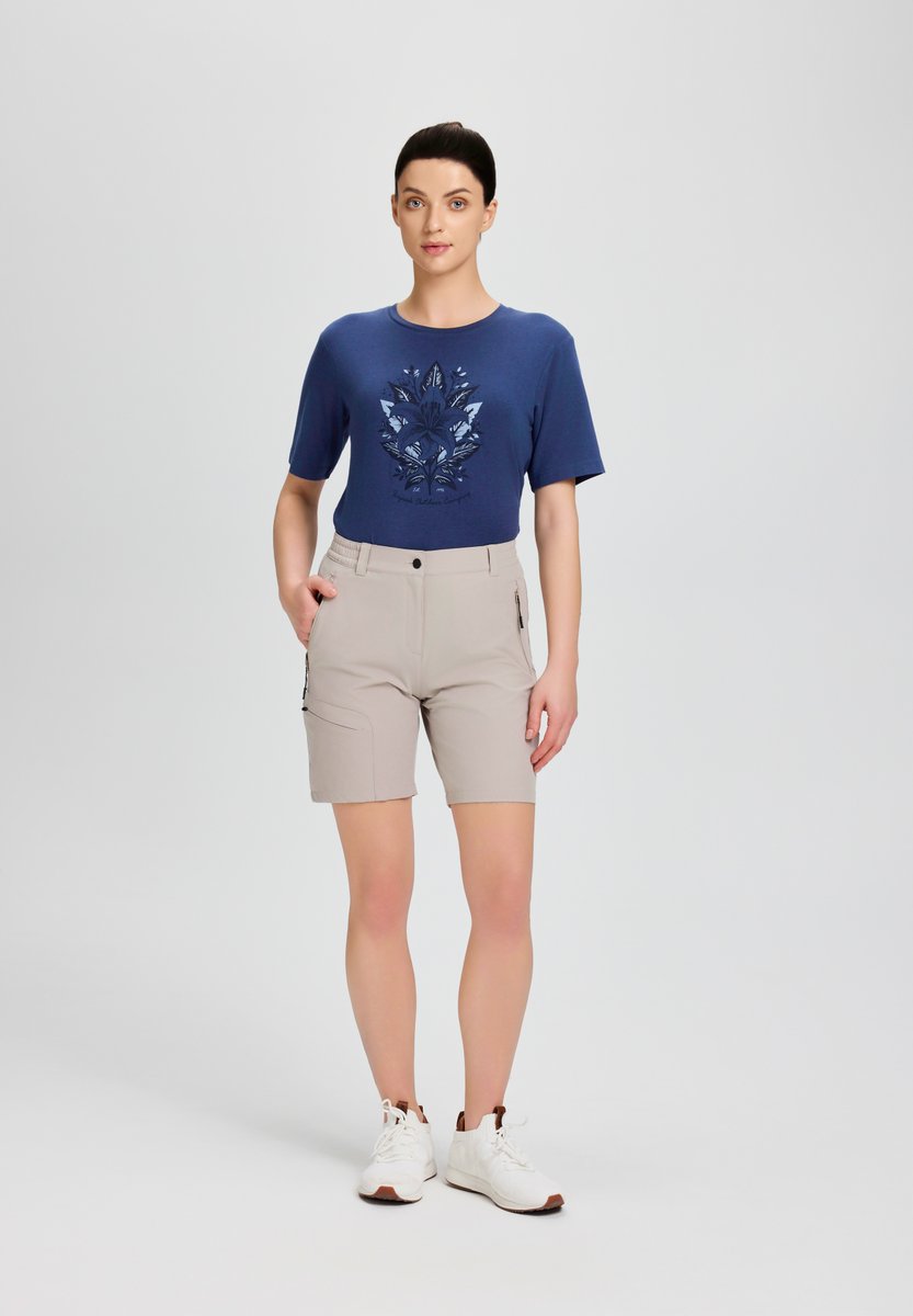 ICEPEAK 954503522I BEAUFORT Outdoor-Shorts Damen Beige Gr. 40