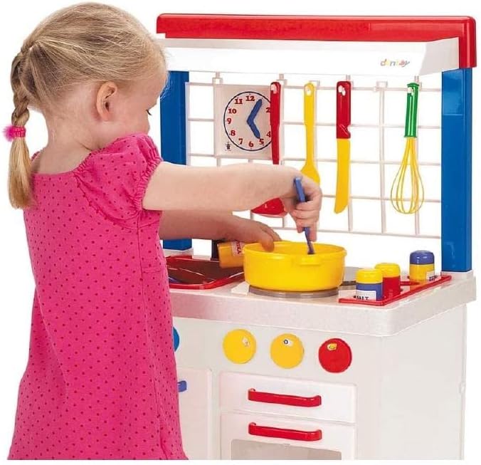 Dantoy 4240 Spielküche Weiß - Kinderküche mit Zubehör, H: 72 cm Dantoy 4240 Spielküche Weiß - Kinderküche mit Zubehör, H: 72 cm