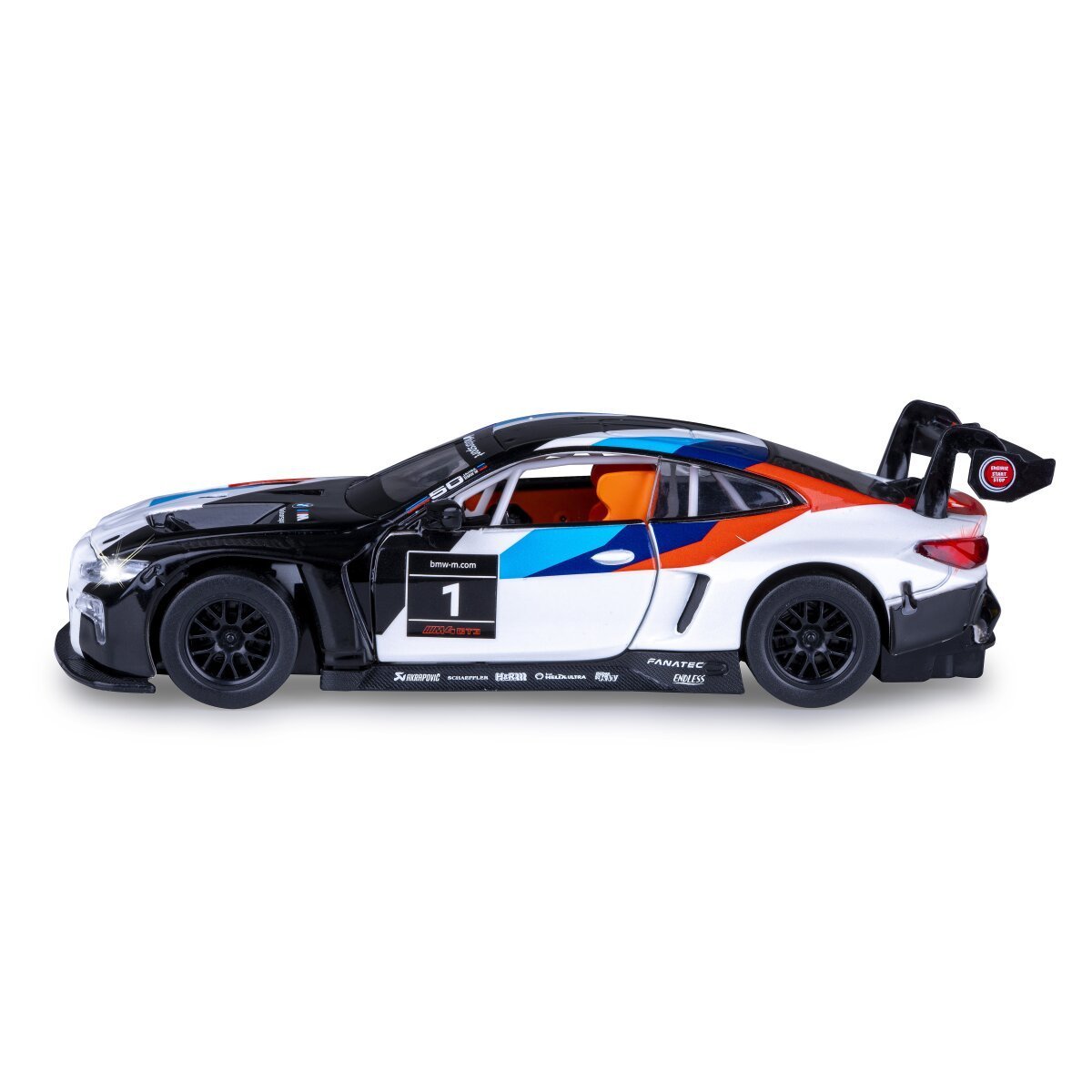 JAMARA BMW M4 GT3 Diecast 1:32 weiß inkl. Knopfzellen ab 3 Jahren JAMARA BMW M4 GT3 Diecast 1:32 weiß inkl. Knopfzellen ab 3 Jahren