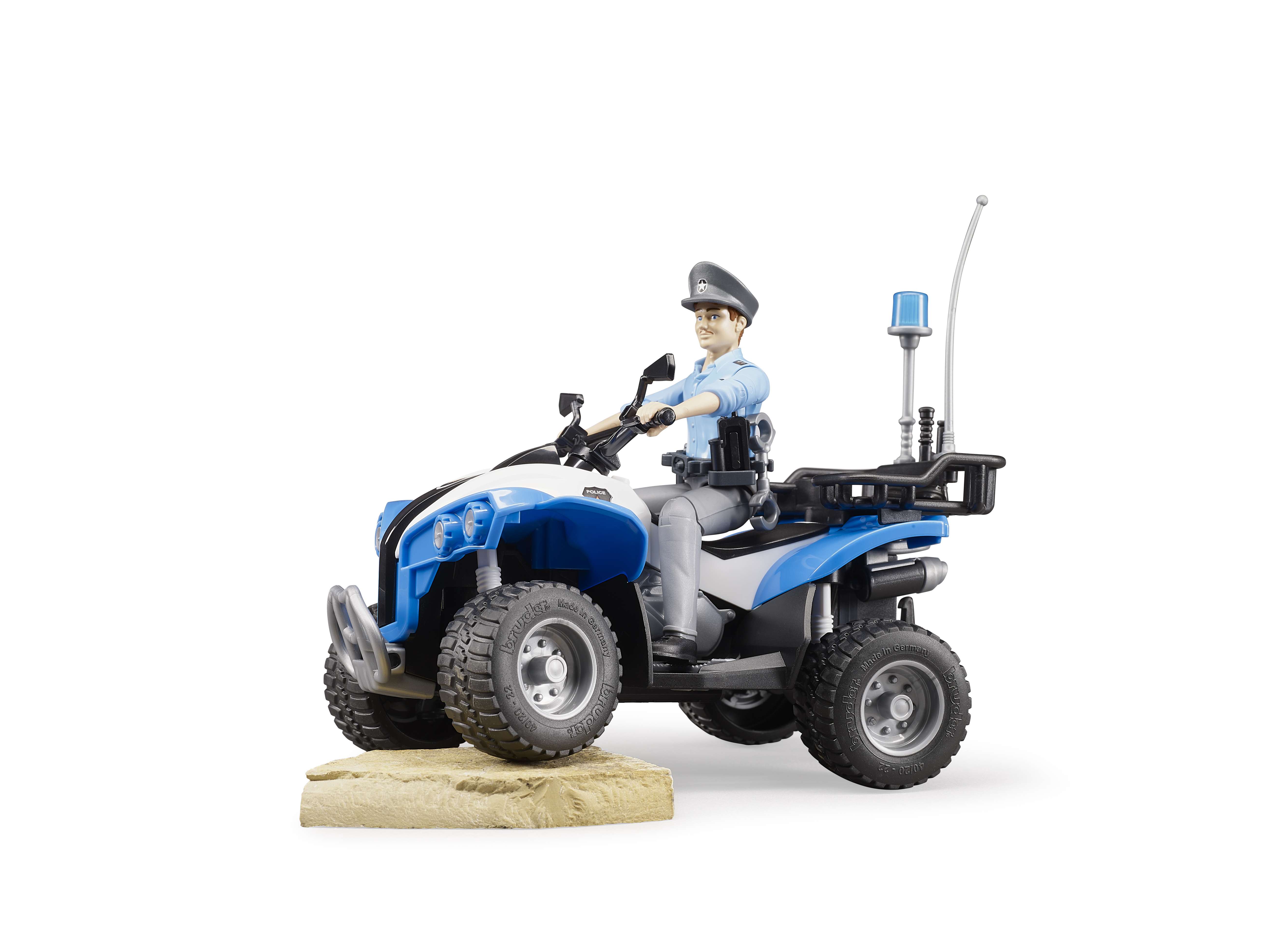 BRUDER 63010 - Polizei-Quad mit Polizist und Ausstattung - Bild 4 BRUDER 63010 - Polizei-Quad mit Polizist und Ausstattung - Bild 4
