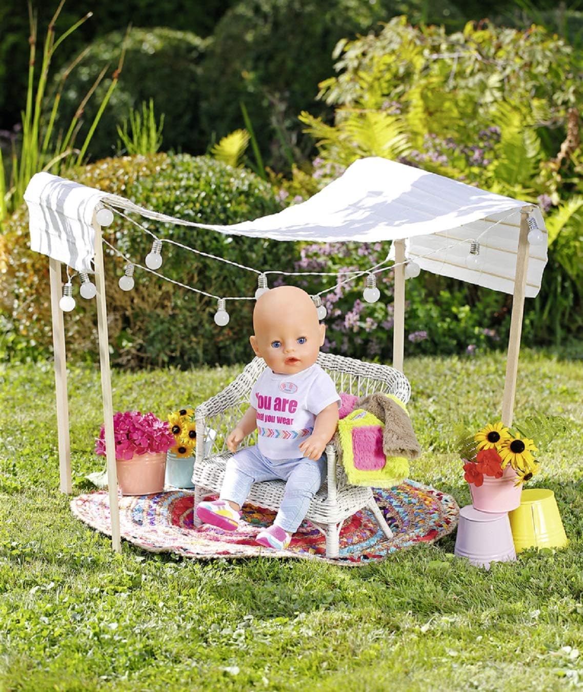 Person, Sitzend, Baby, Gras, Pflanze