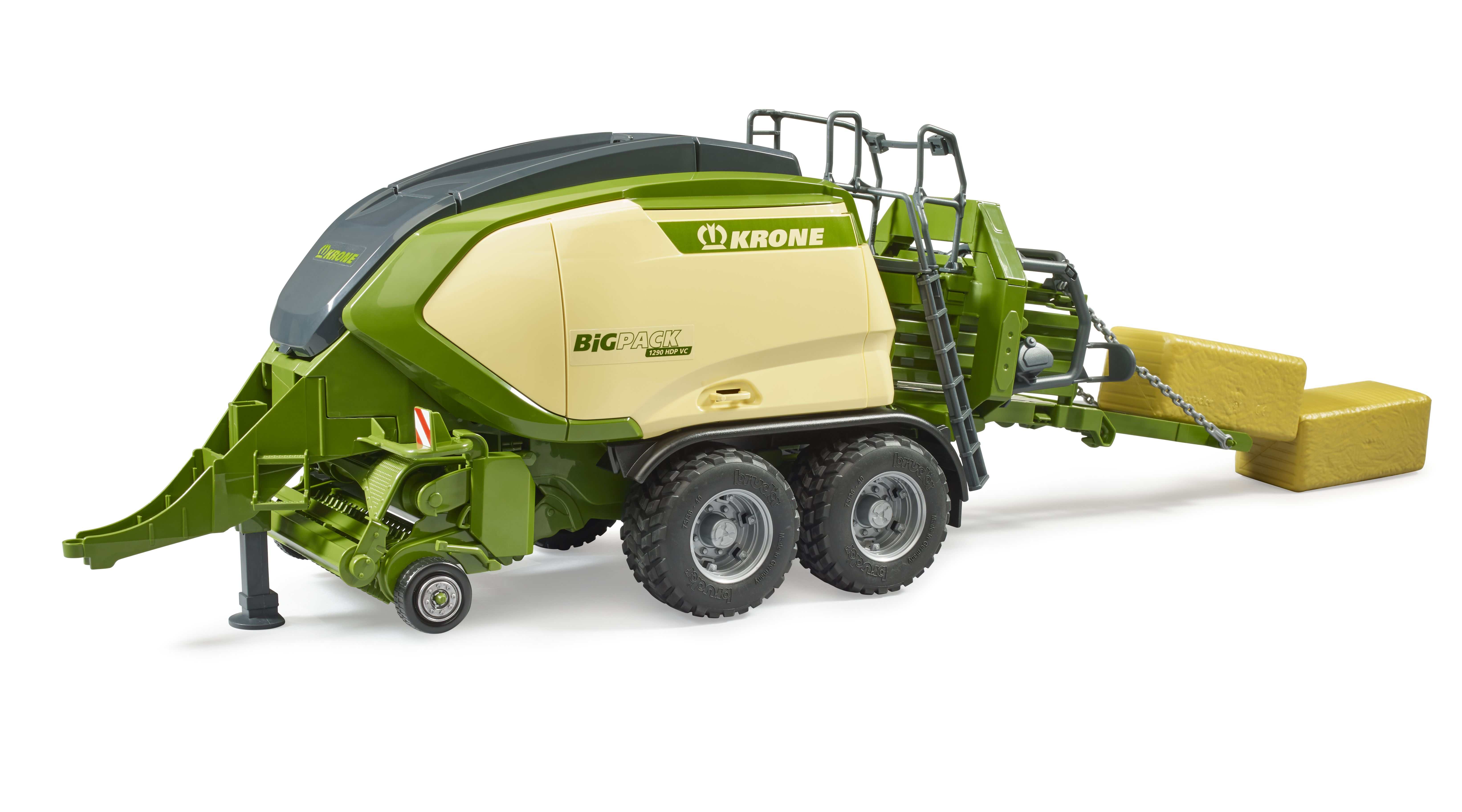 BRUDER 02033 - Krone Big Pack 1290hdp VC mit 2 Quaderballen BRUDER 02033 - Krone Big Pack 1290hdp VC mit 2 Quaderballen