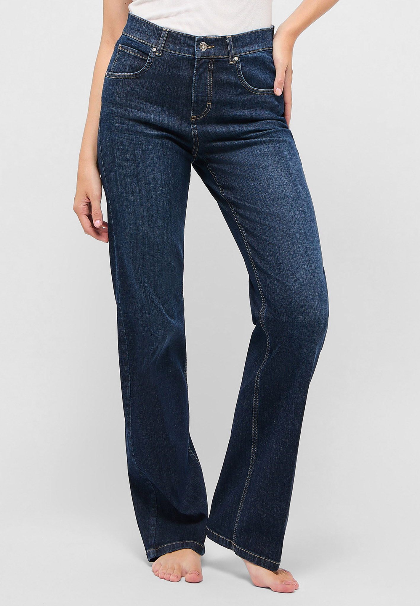ANGELS 346290030 Damen Jeans Lara Wide Leg - Dunkelblau GR. 36