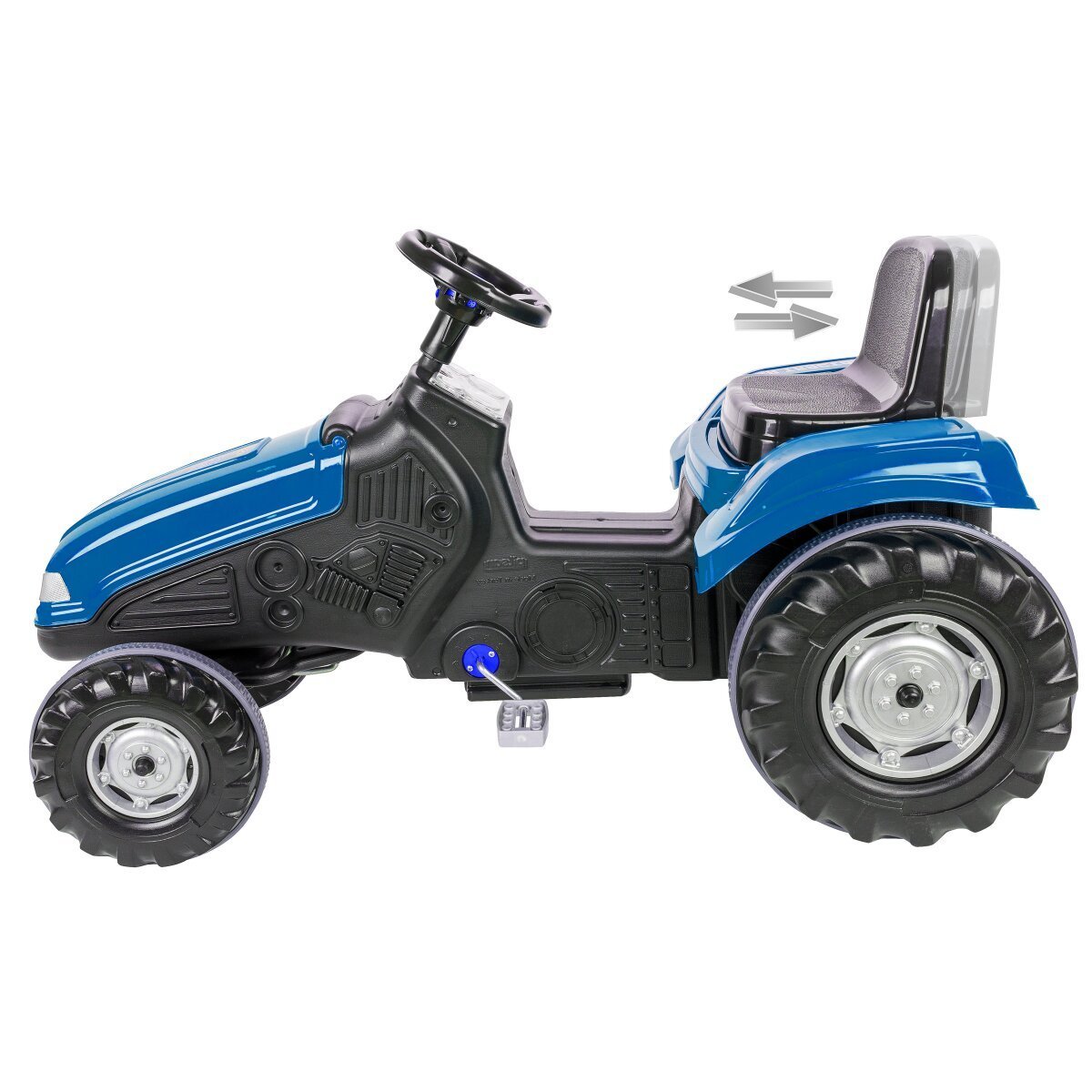 JAMARA Trettraktor Big Wheel blau ab 3 Jahren