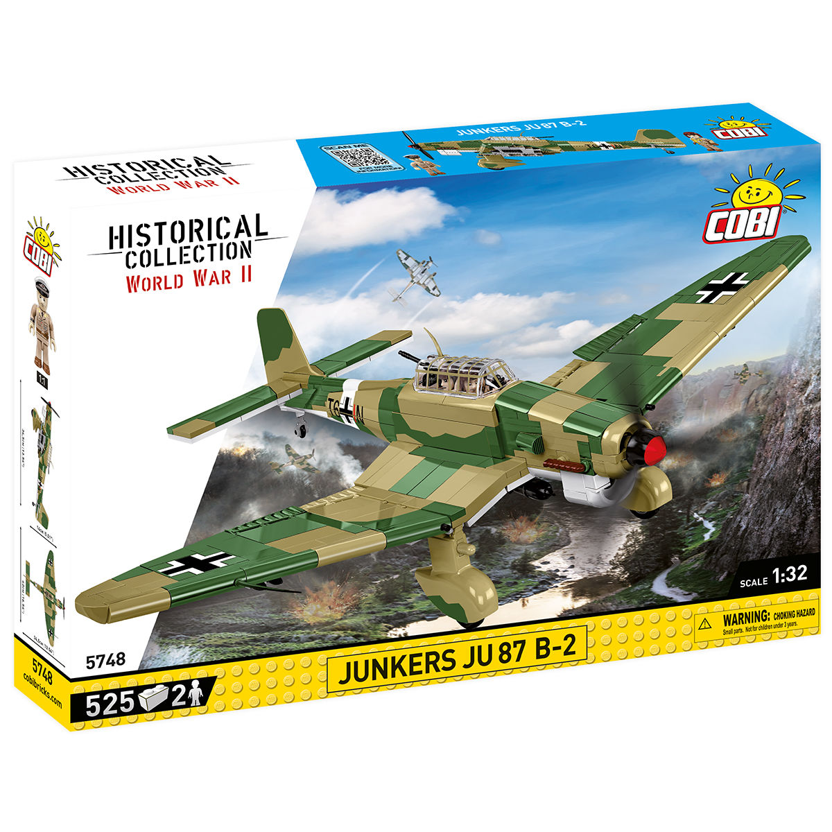 COBI 5748 - Junkers JU 87 B-2 SCALE 1:32 COBI 5748 - Junkers JU 87 B-2 SCALE 1:32