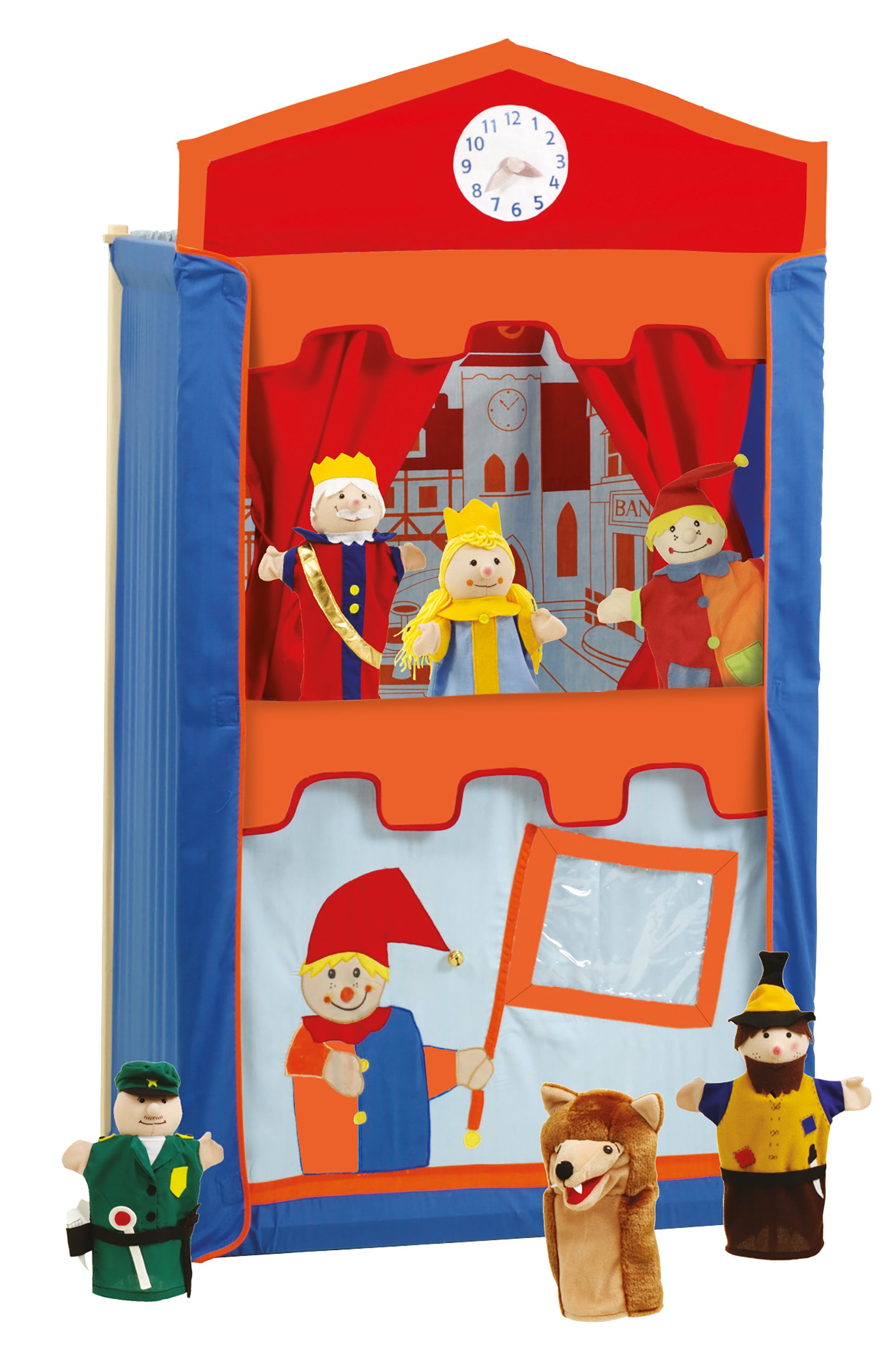 Roba 6972 Kaspertheater aus Stoff orange – Rollenspiel - Bild 1 Roba 6972 Kaspertheater aus Stoff orange – Rollenspiel - orange - Rollenspiel - Produktbild 1