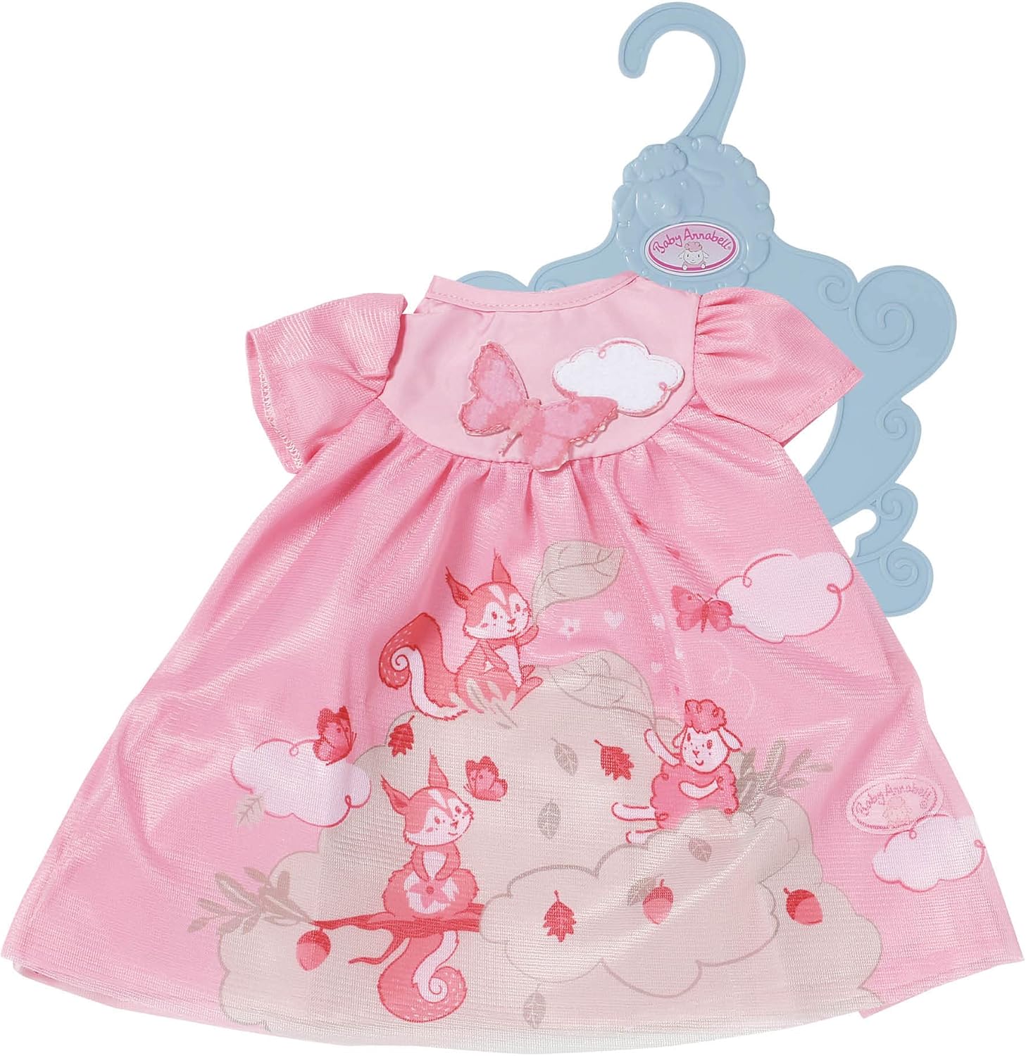 Baby Annabell Kleid rosa Eichhörnchen