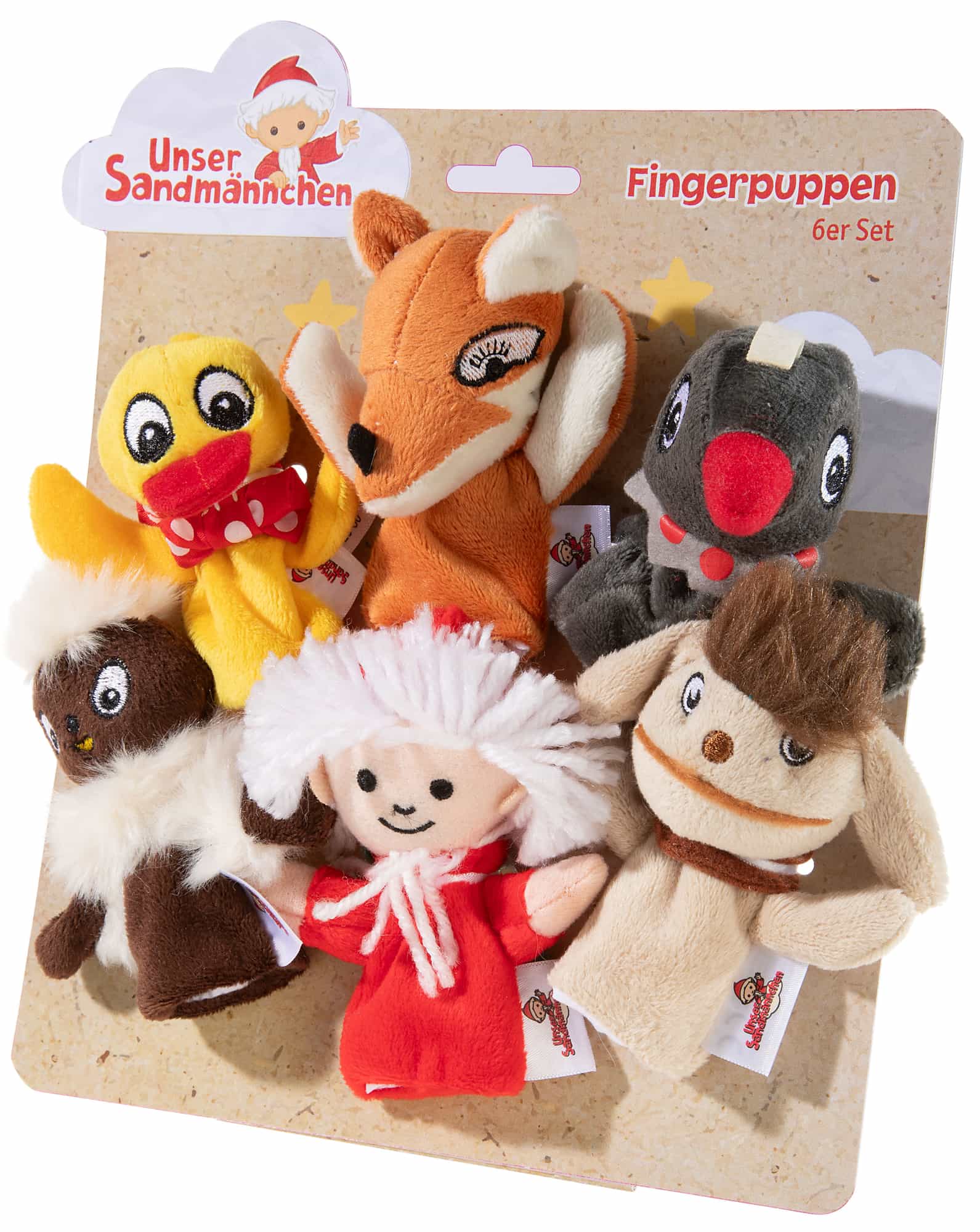 SANDMANN Fingerpuppen 6-er Set