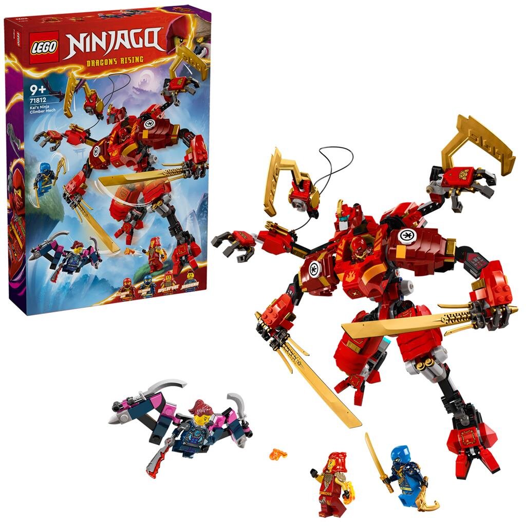 LEGO®, 71812, Ninjago, Kais, Ninja-Kletter-Mech, Spielzeug, Roboter