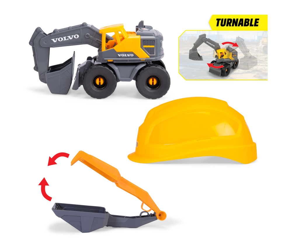 Dickie Toys Volvo Tough Excavator Playset