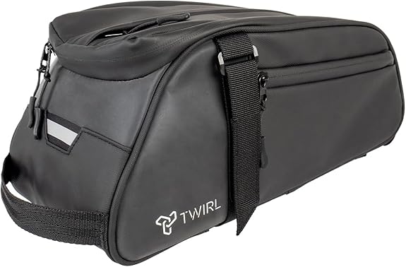 TWIRL 123202 – Gepäckträgertasche CARRY ED 6 L Schwarz/Grau TWIRL 123202 – Gepäckträgertasche CARRY ED 6 L Schwarz/Grau
