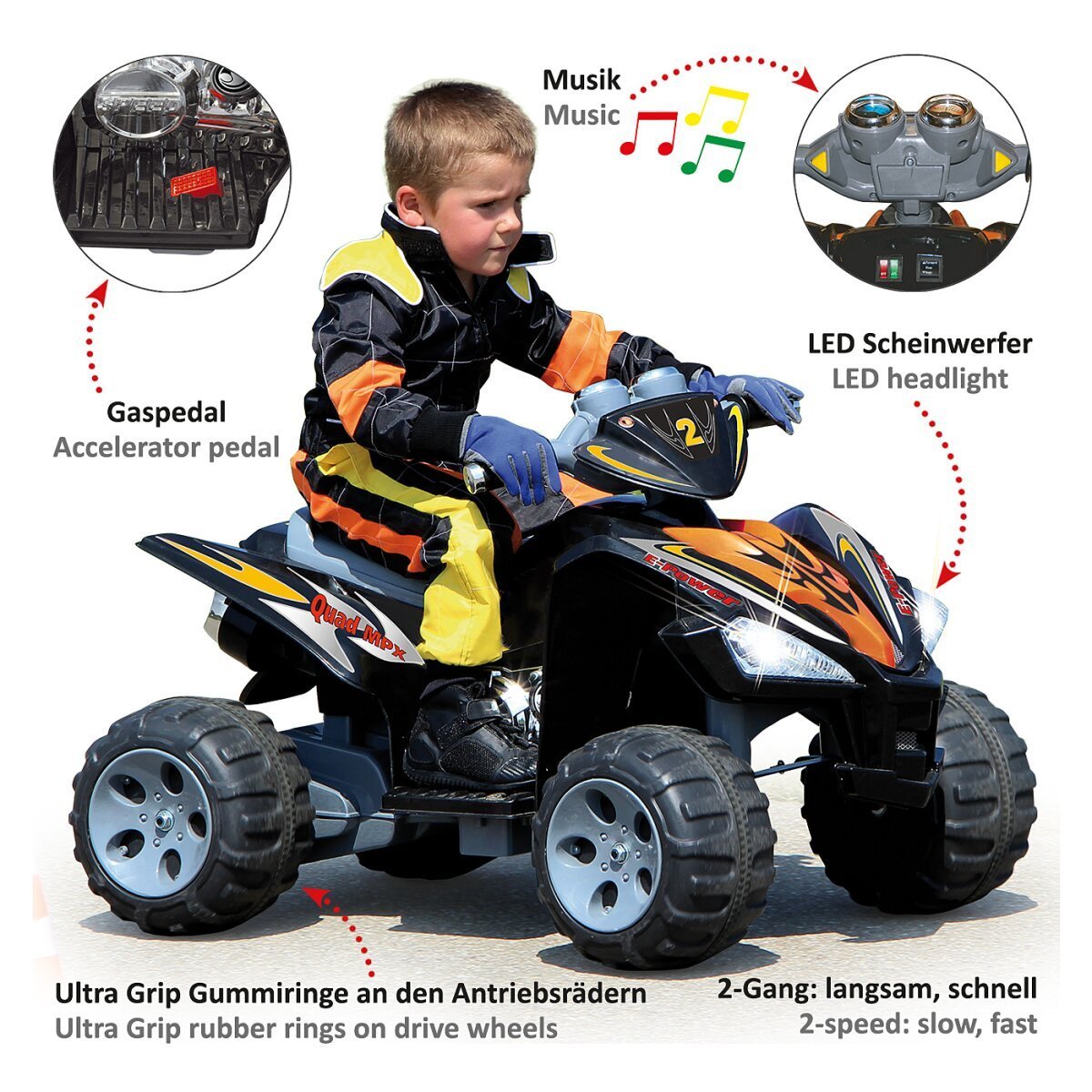 JAMARA Ride-on Quad 12V ab 3 Jahren JAMARA Ride-on Quad 12V ab 3 Jahren
