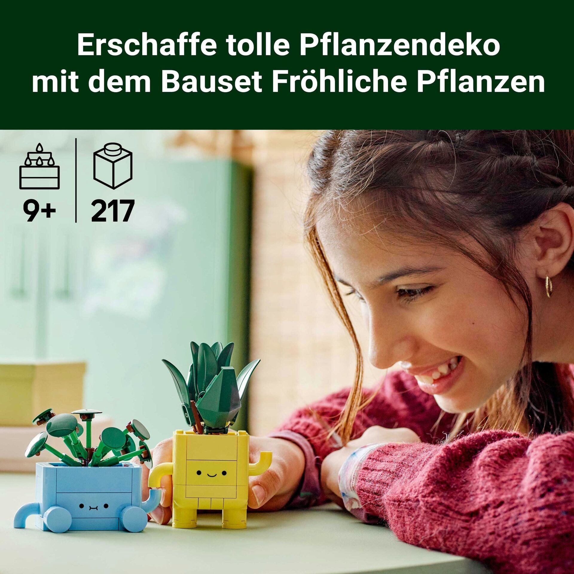 LEGO Botanicals 10349 Fröhliche Pflanzen - LEGO 10349 Produktfoto - LEGO - LEGO Botanicals 10349 Fröhliche Pflanzen - Modell LEGO 10349