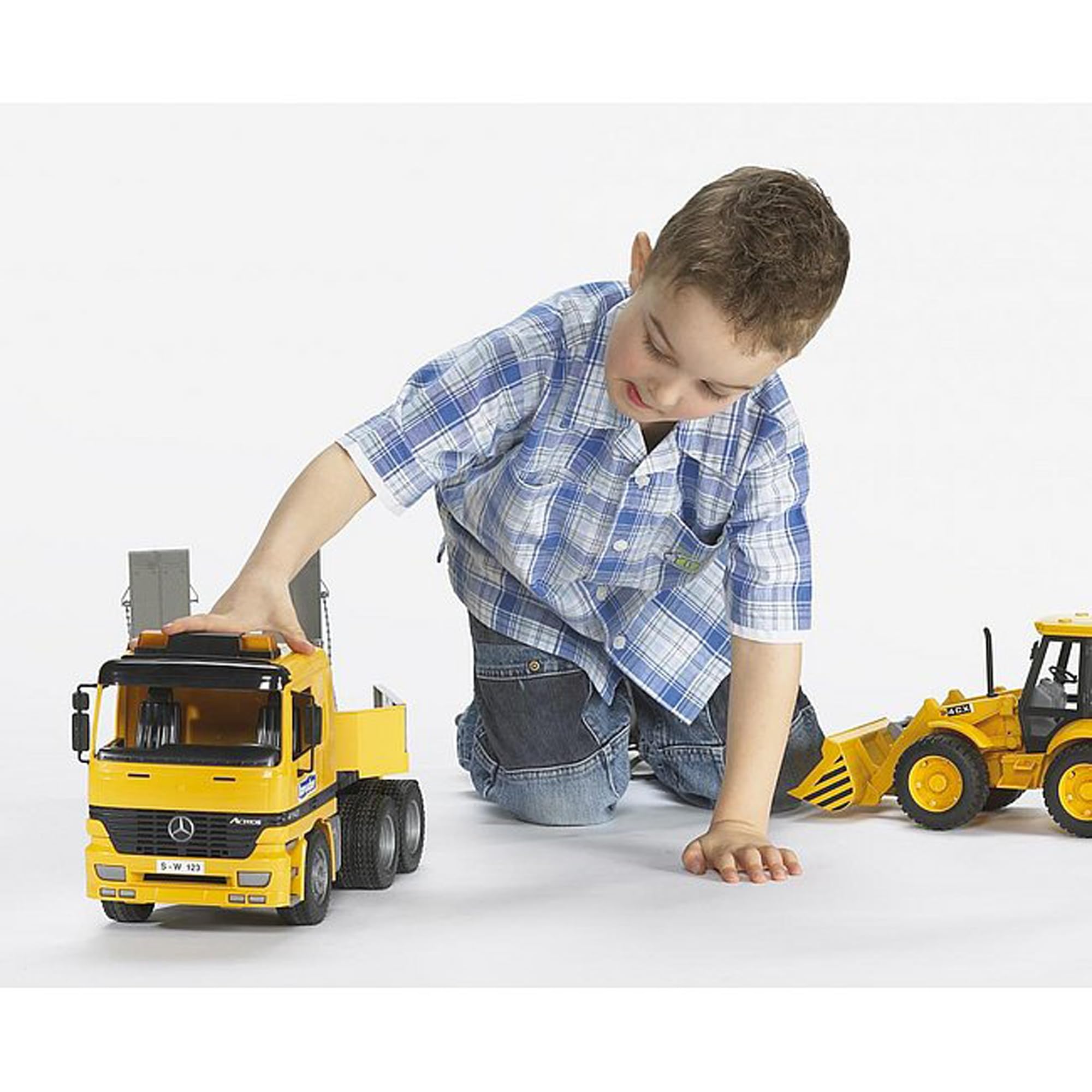 BRUDER 02428 - JCB 4CX Baggerlader Junge, Kind, Männlich, Person