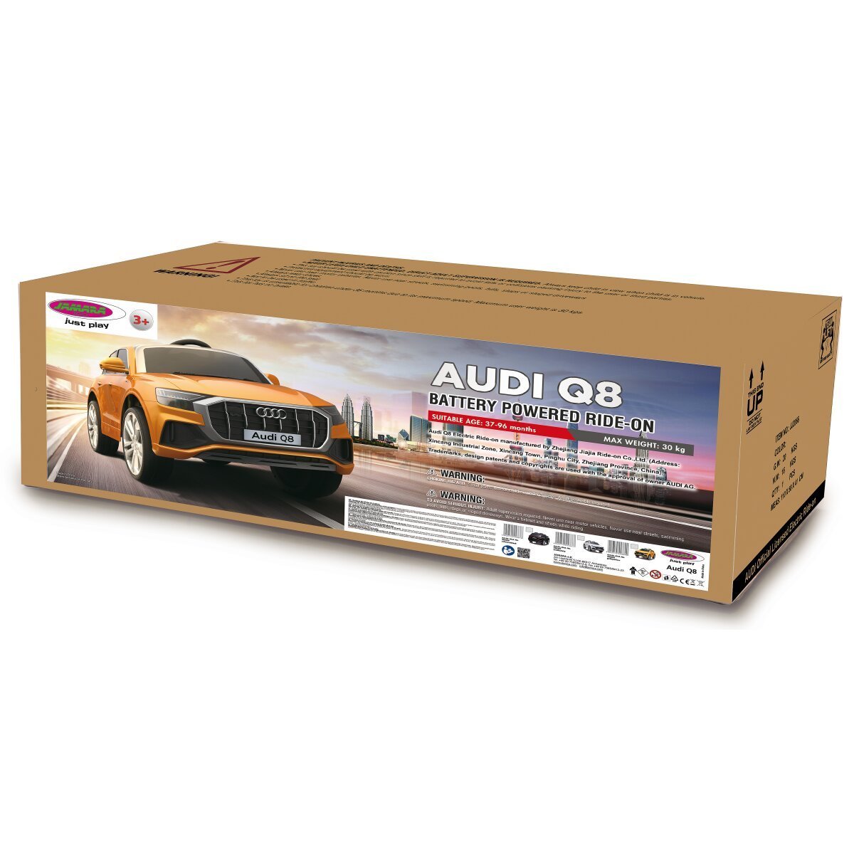 JAMARA Ride-on Audi Q8 gelb 12V ab 3 Jahren JAMARA Ride-on Audi Q8 gelb 12V ab 3 Jahren