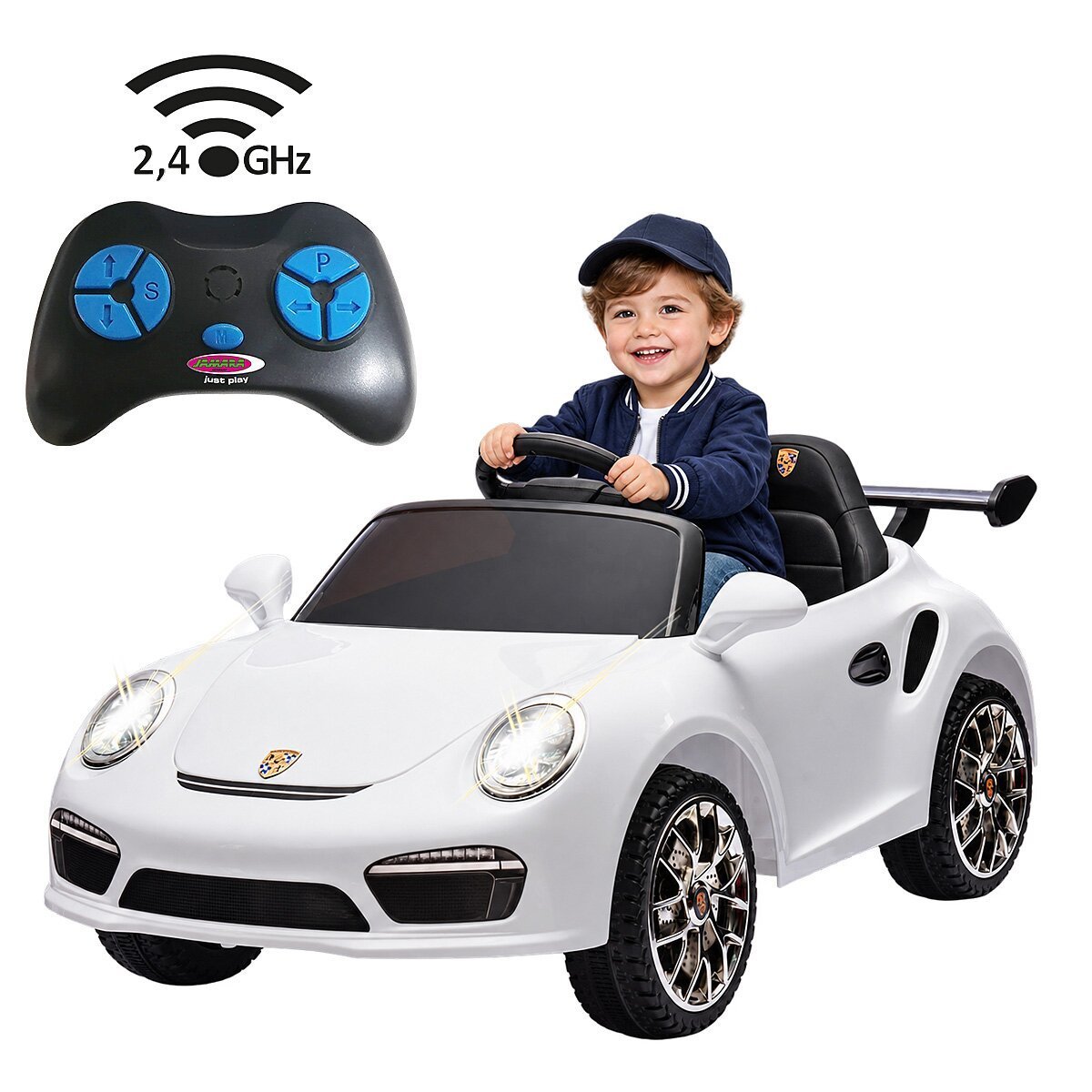 JAMARA Ride-on RUF CTR3 Club Sport weiß 2,4GHz Li-Power 12.6 ab 3 Jahren JAMARA Ride-on RUF CTR3 Club Sport weiß 2,4GHz Li-Power 12.6 ab 3 Jahren