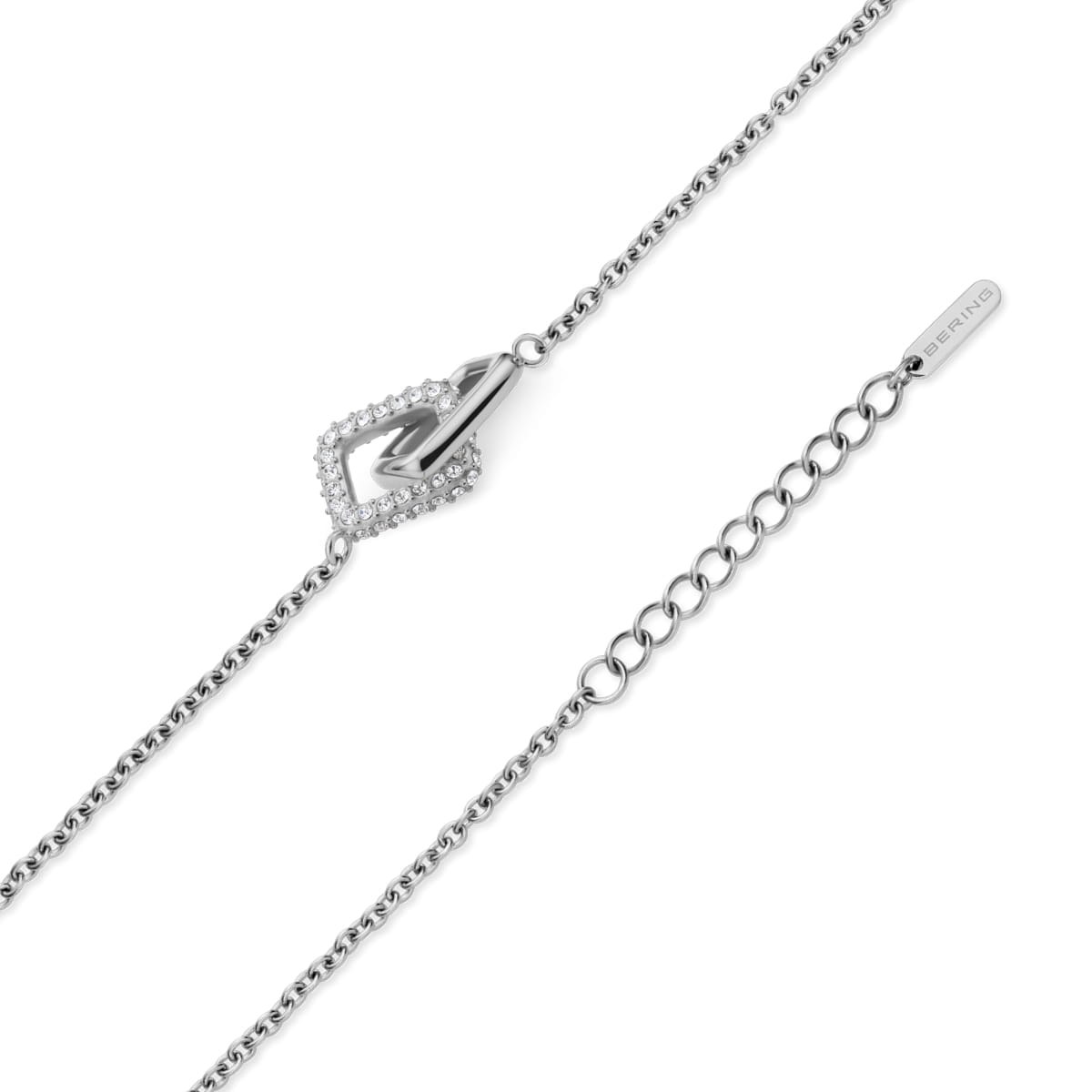 Bering 667-17-180 Armband, Damen, Arctic Pavé, Silber