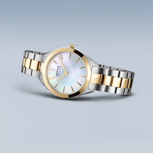 Bering 17331-710 Damenuhr, Edelstahl/Solar, Si/Go Bering 17331-710 Damenuhr, Edelstahl/Solar, Si/Go