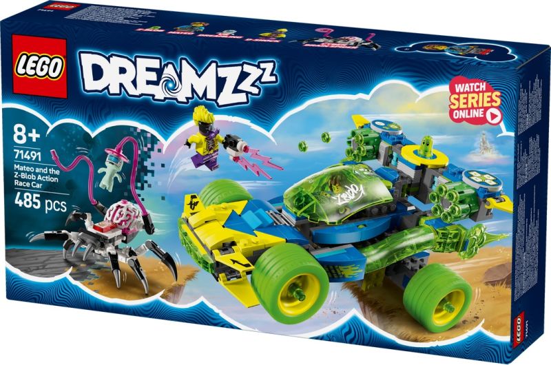 LEGO® DREAMZzz™ 71491 Mateo mit dem Z-Blob Action-Rennwagen