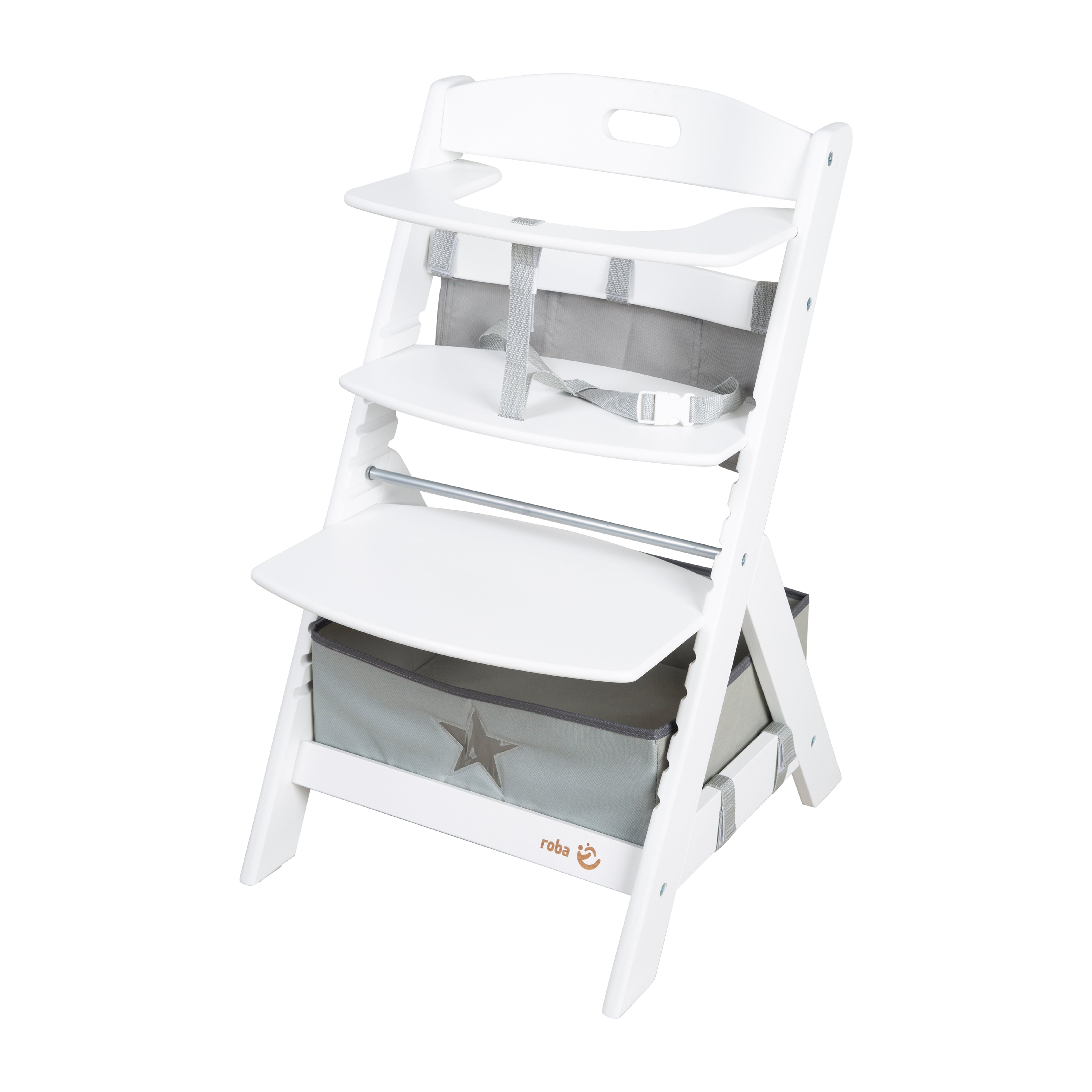 Roba 7577WEFSZU Hochstuhl weiß - Bild 1 Roba 7577WEFSZU Hochstuhl weiß - weiß - Hochstuhl - Produktbild 1