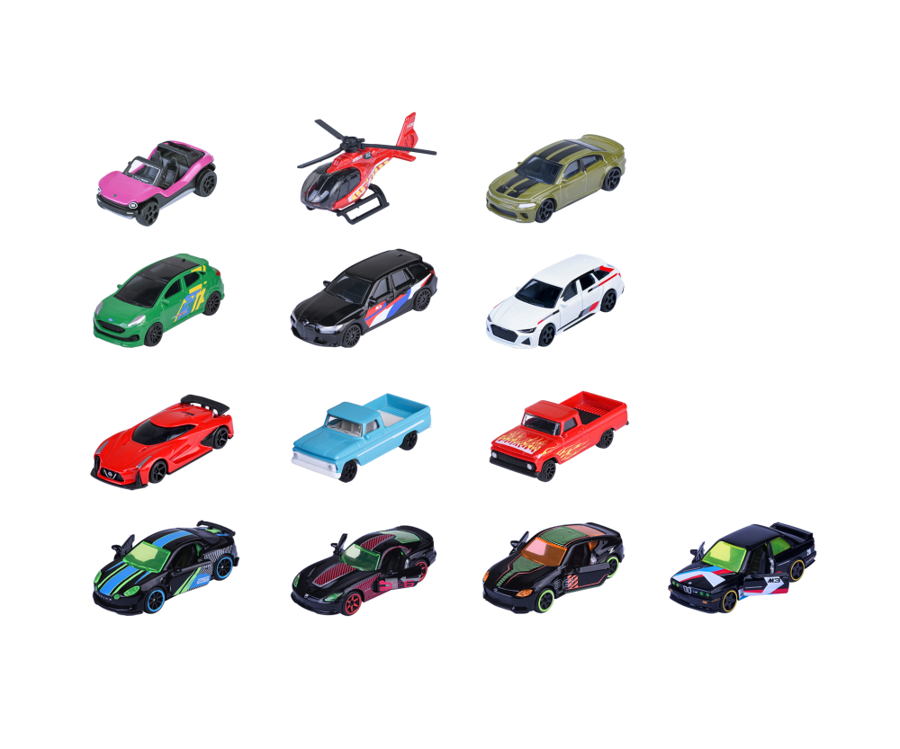 Majorette Neon Racer 9+4 Giftpack
