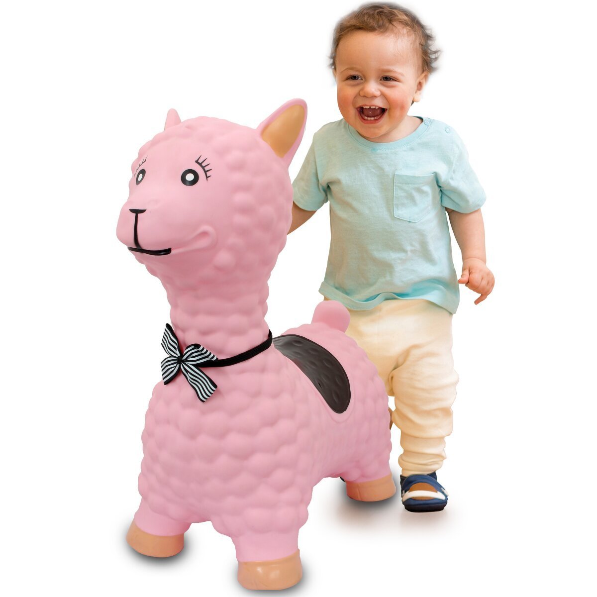 JAMARA Hüpftier Lama HoppyDoo rosa mit Pumpe ab 12 Monaten JAMARA Hüpftier Lama HoppyDoo rosa mit Pumpe ab 12 Monaten